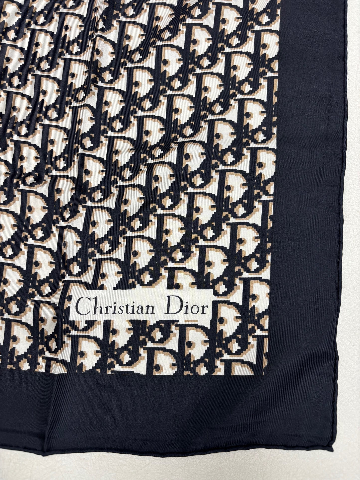 DIOR Carré.Oblique en soie