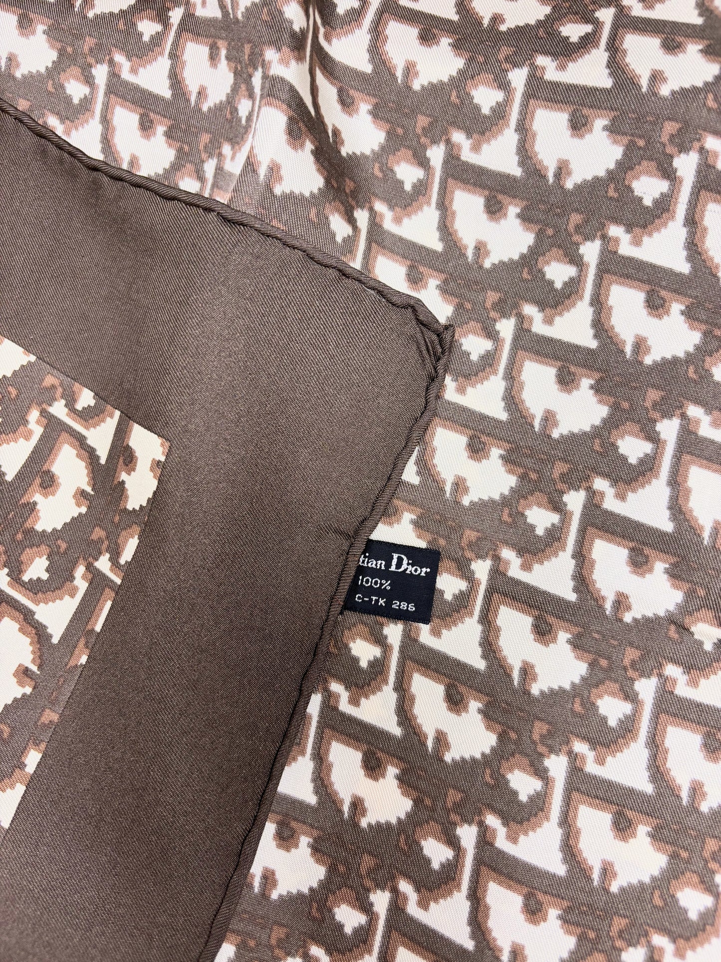DIOR Carré Oblique en soie
