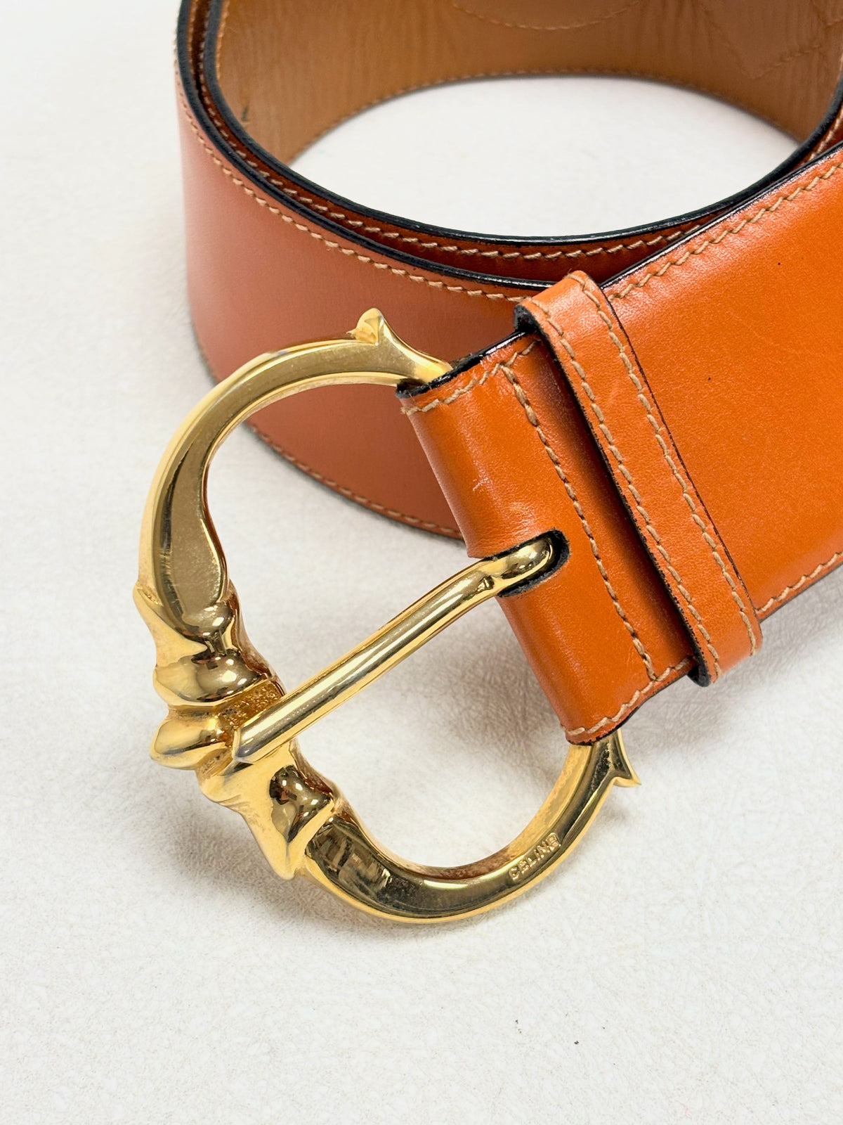 CÉLINE Ceinture en cuir