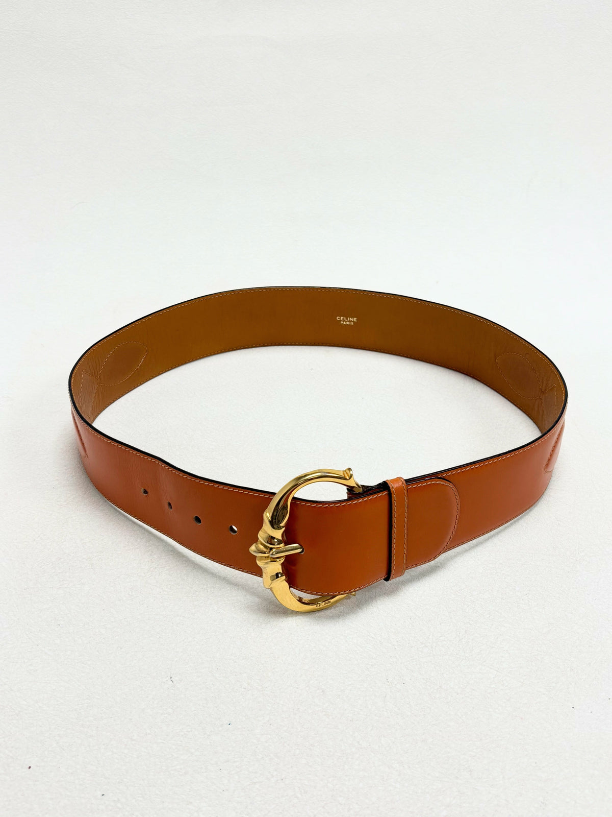 CÉLINE Ceinture en cuir