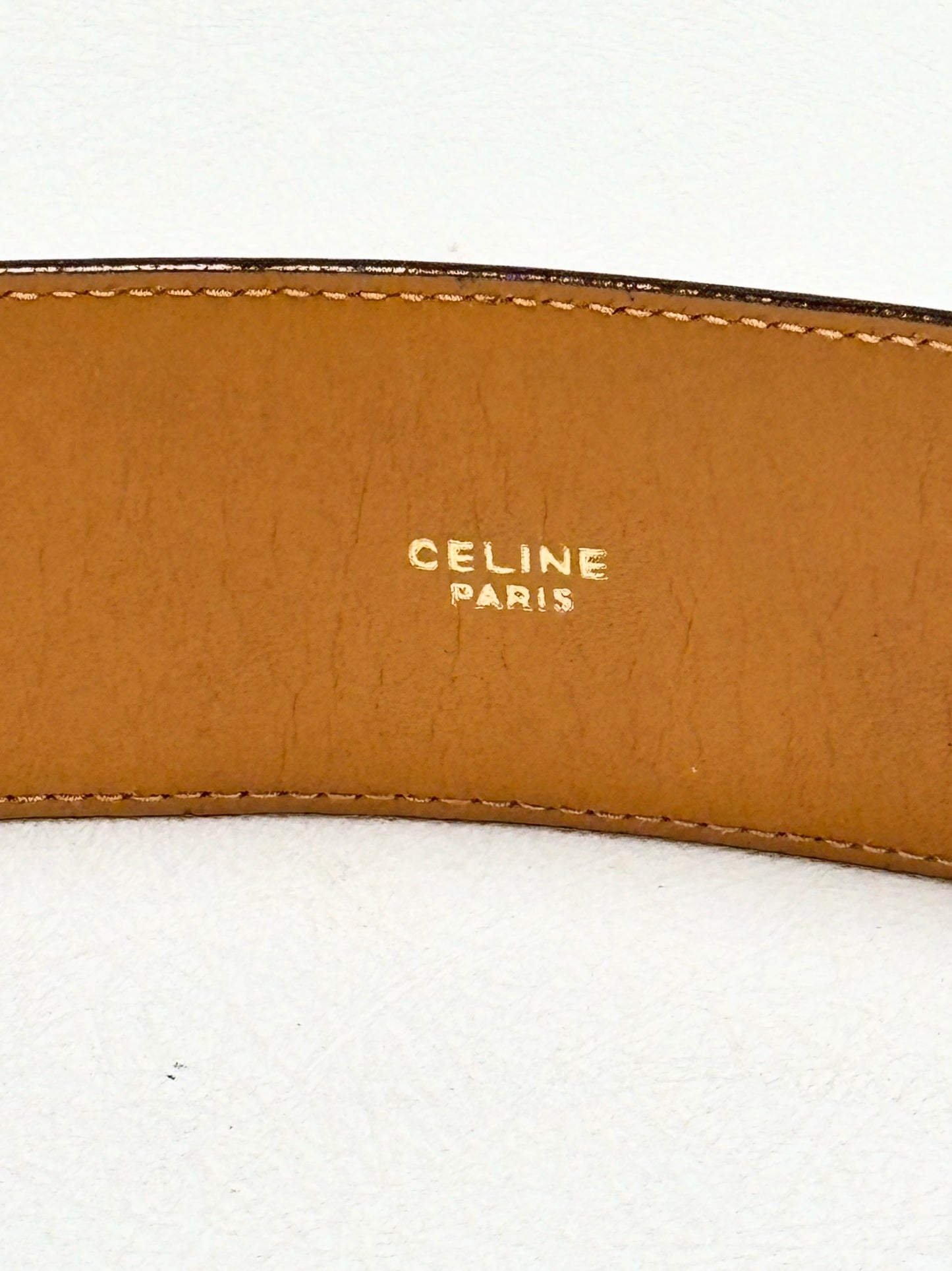 CELINE Leather belt
