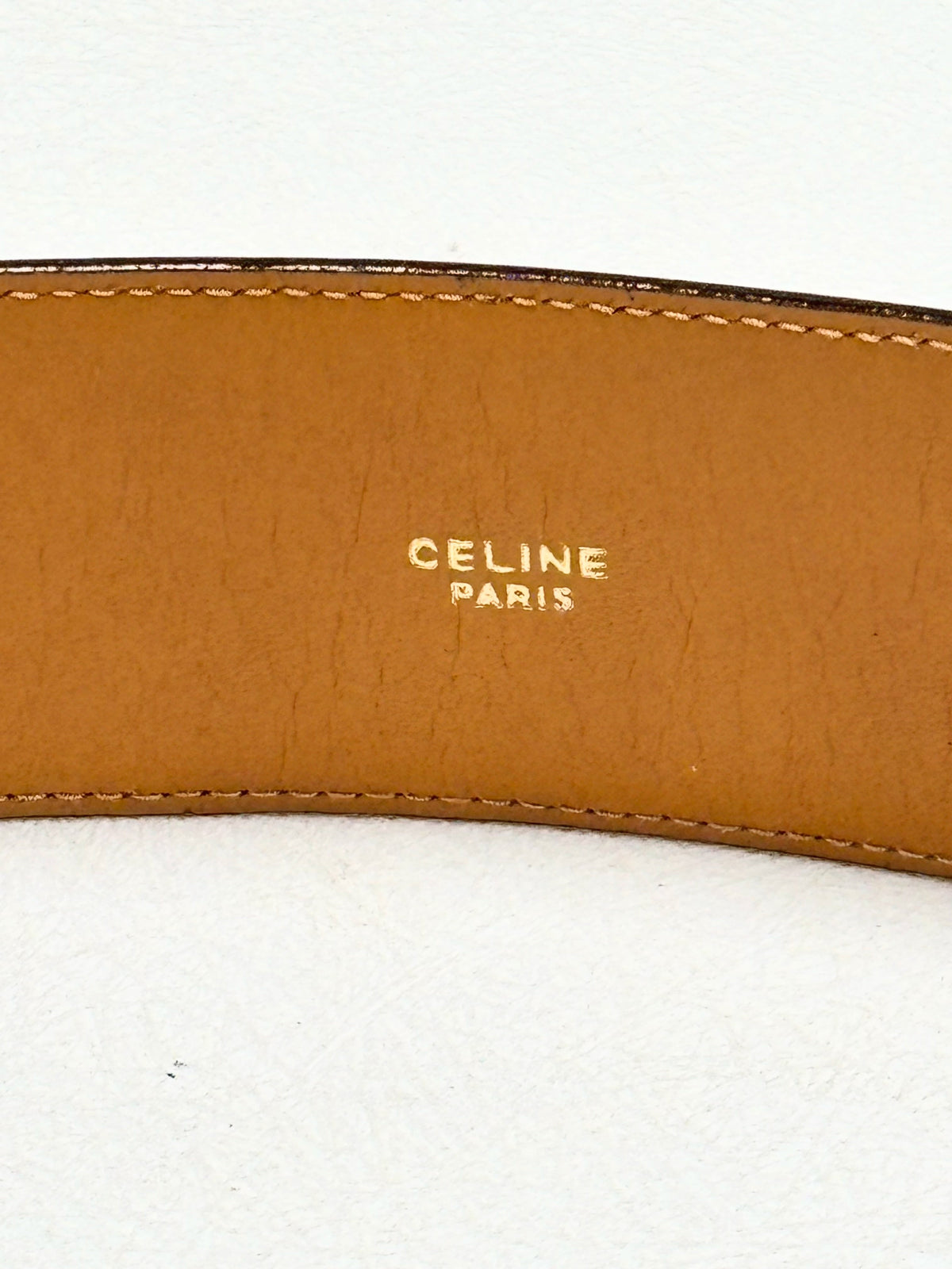 CÉLINE Ceinture en cuir