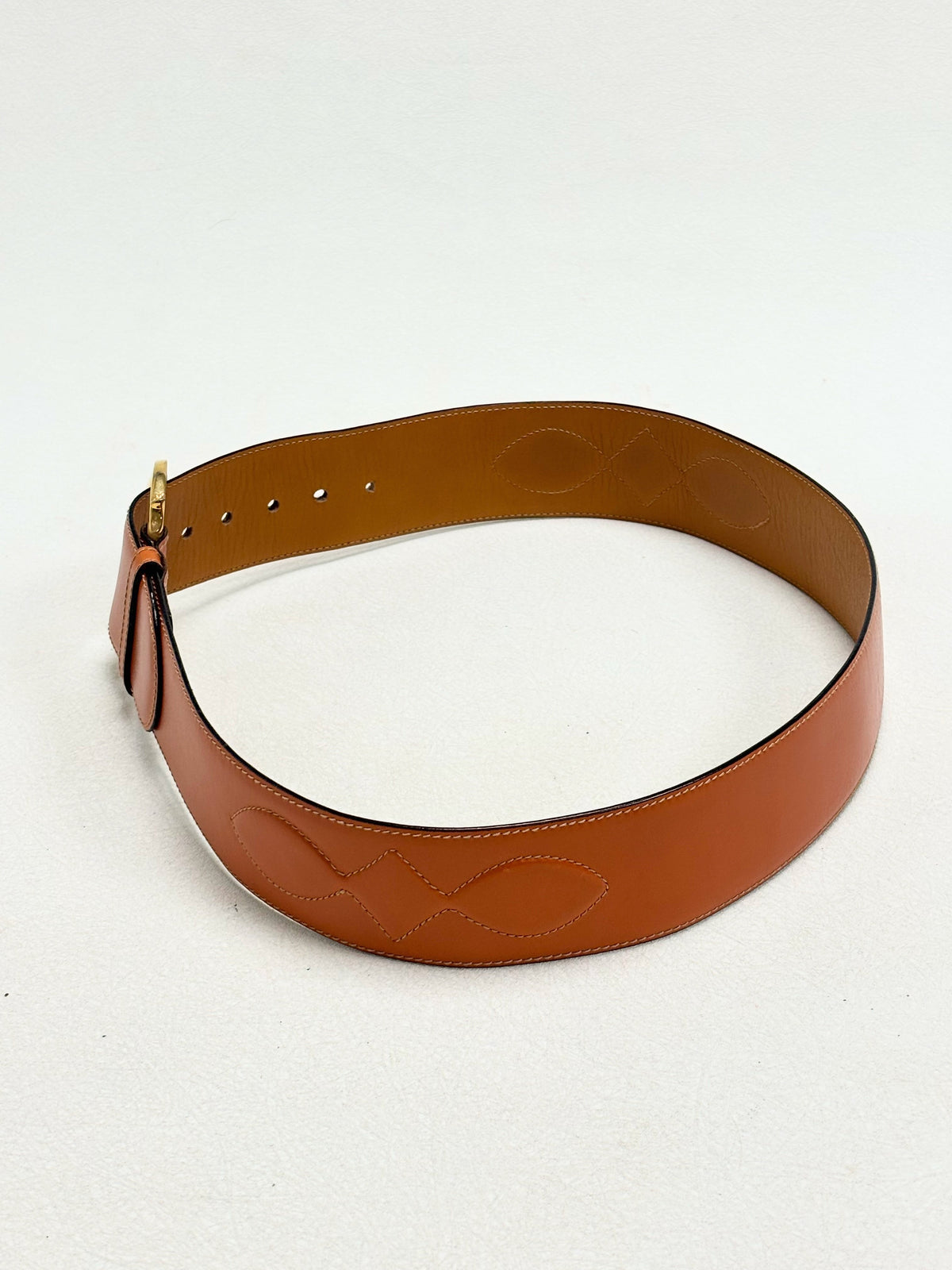 CÉLINE Ceinture en cuir