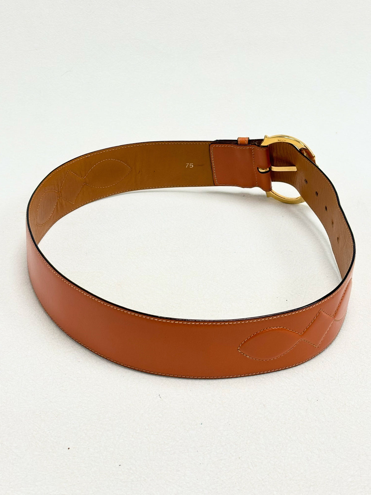 CÉLINE Ceinture en cuir