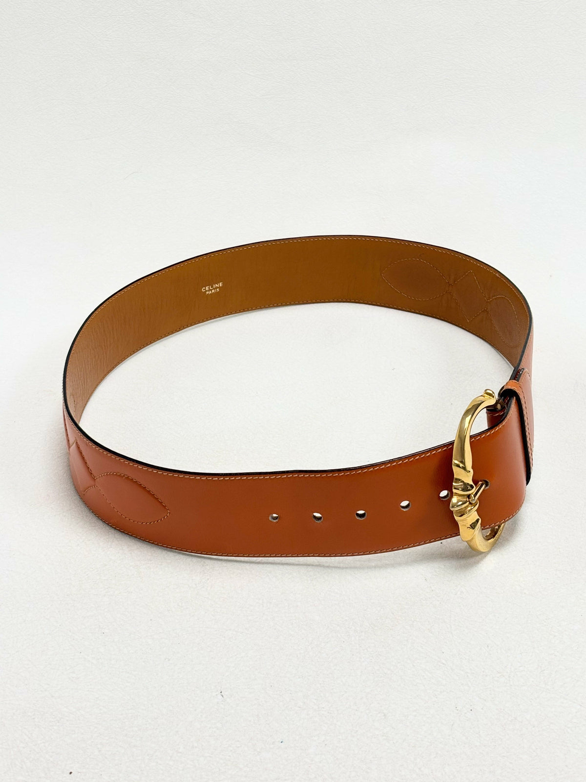 CÉLINE Ceinture en cuir