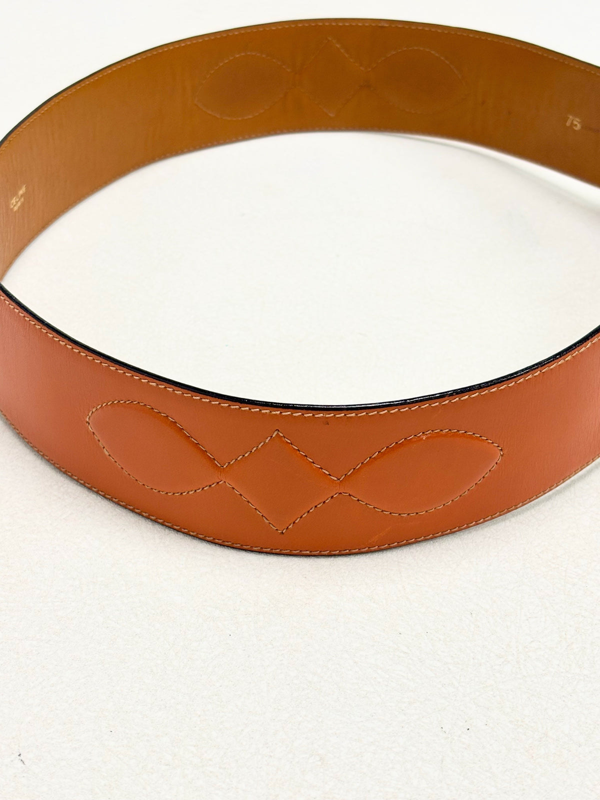 CÉLINE Ceinture en cuir