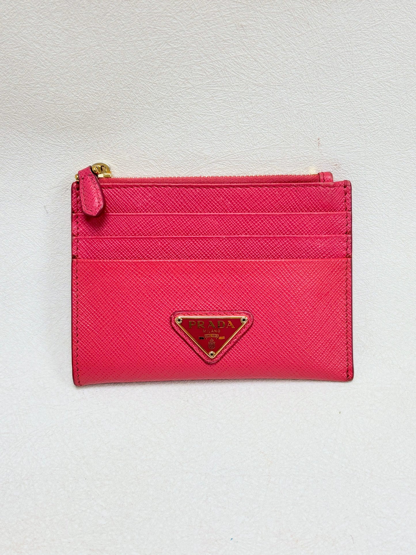 PRADA Porte-Cartes en cuir Saffiano