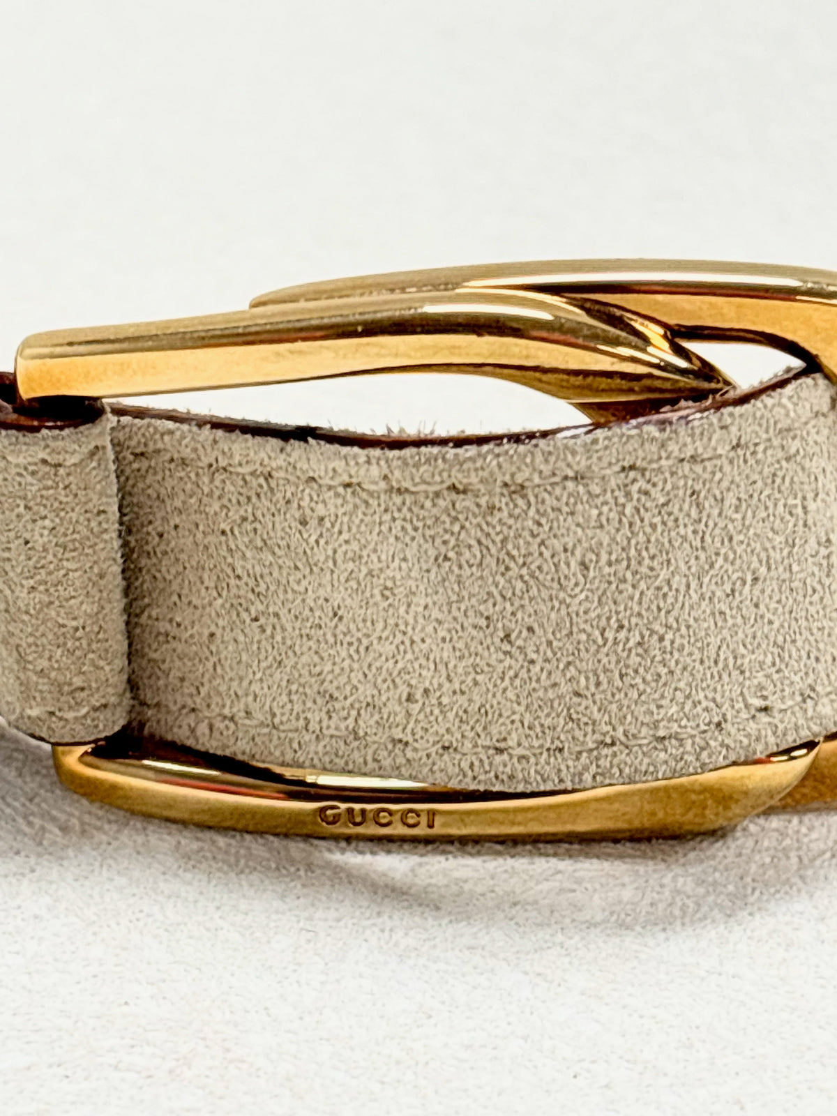 GUCCI Ceinture Veau velours