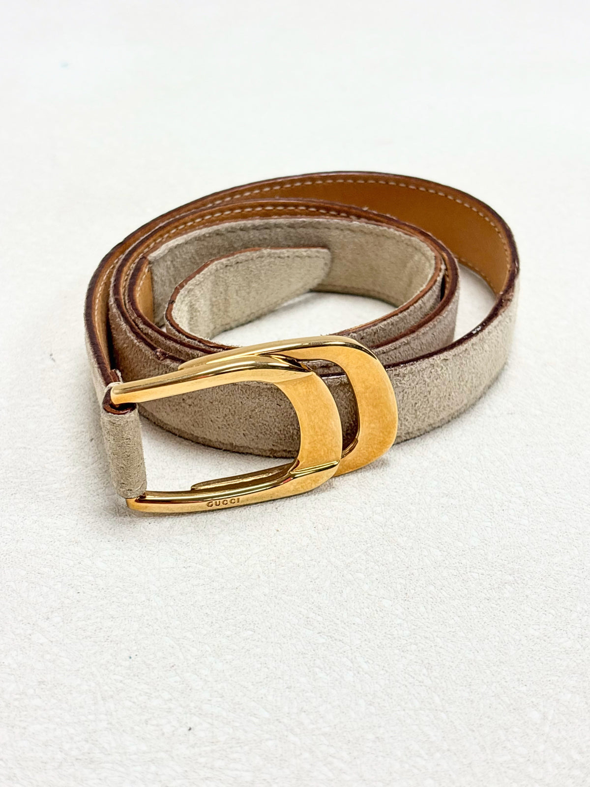 GUCCI Ceinture Veau velours
