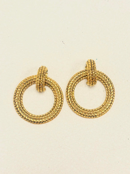 CHANEL Boucles d'oreilles Hoop