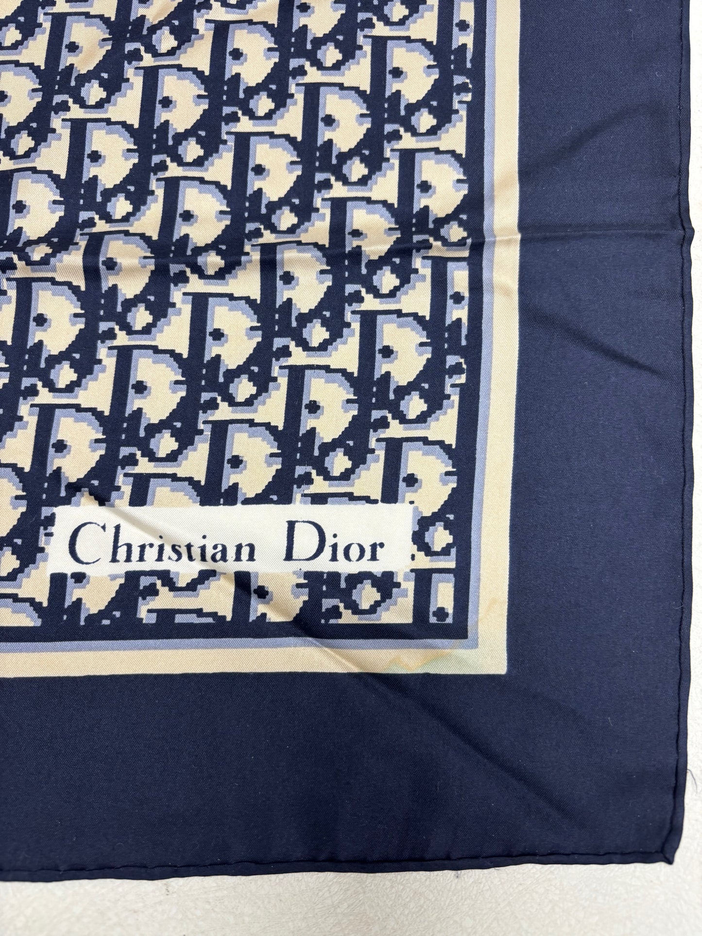 DIOR Carré Oblique en soie