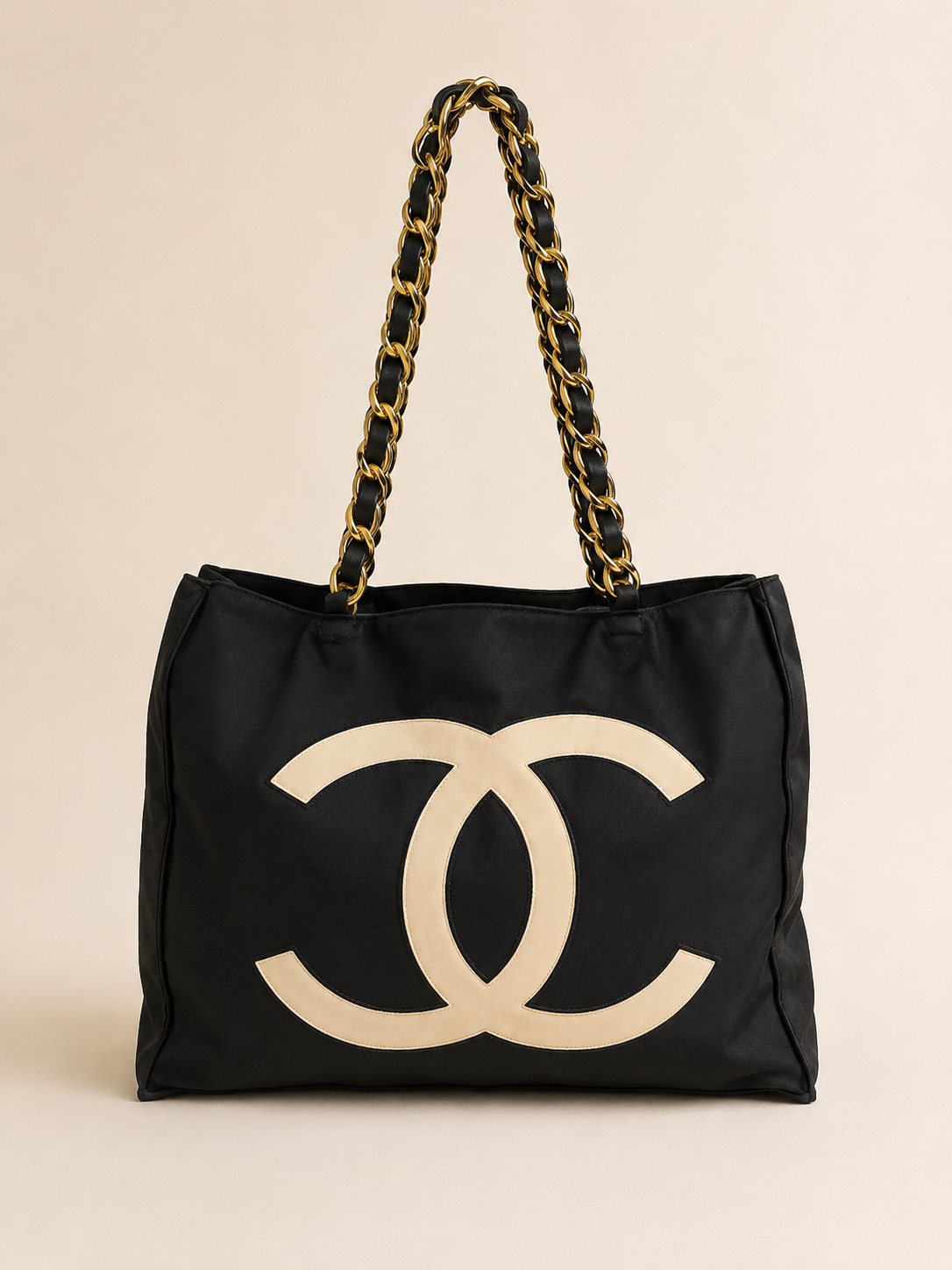 CHANEL Sac Cabas Logo