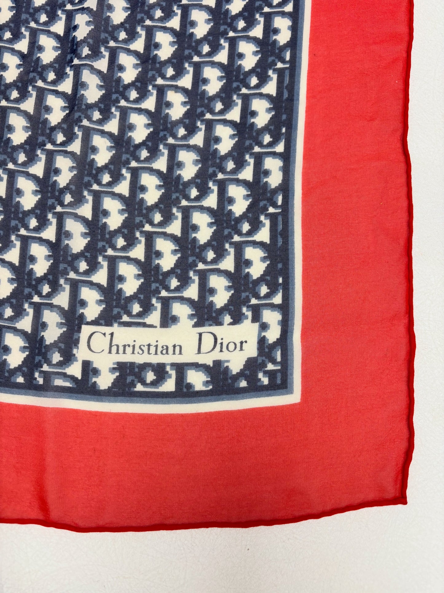 DIOR Carré Oblique en soie