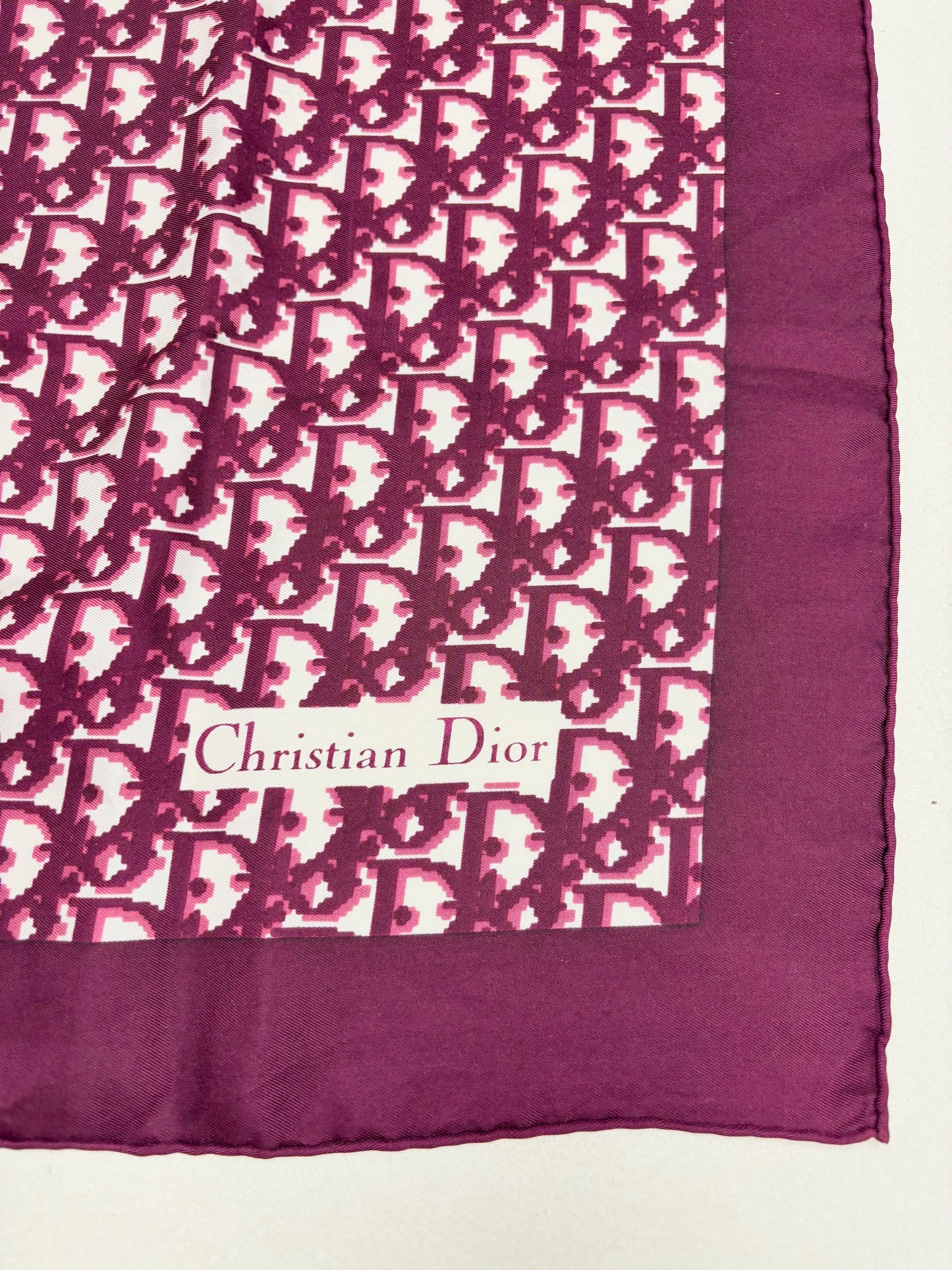 DIOR Carré Oblique en soie