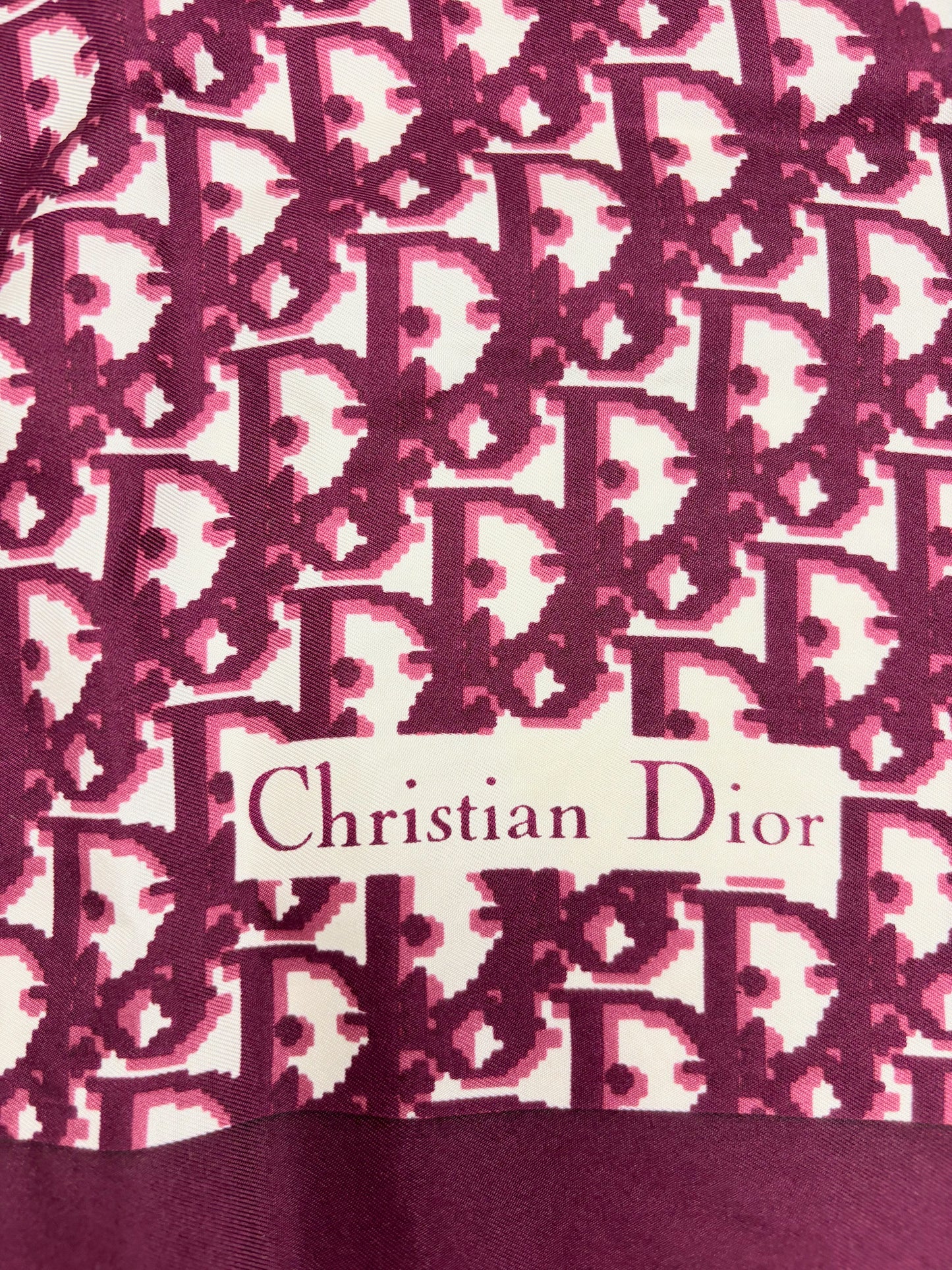 DIOR Carré Oblique en soie