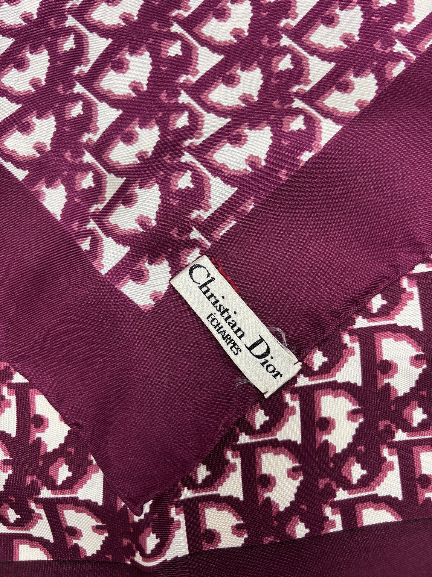 DIOR Carré Oblique en soie