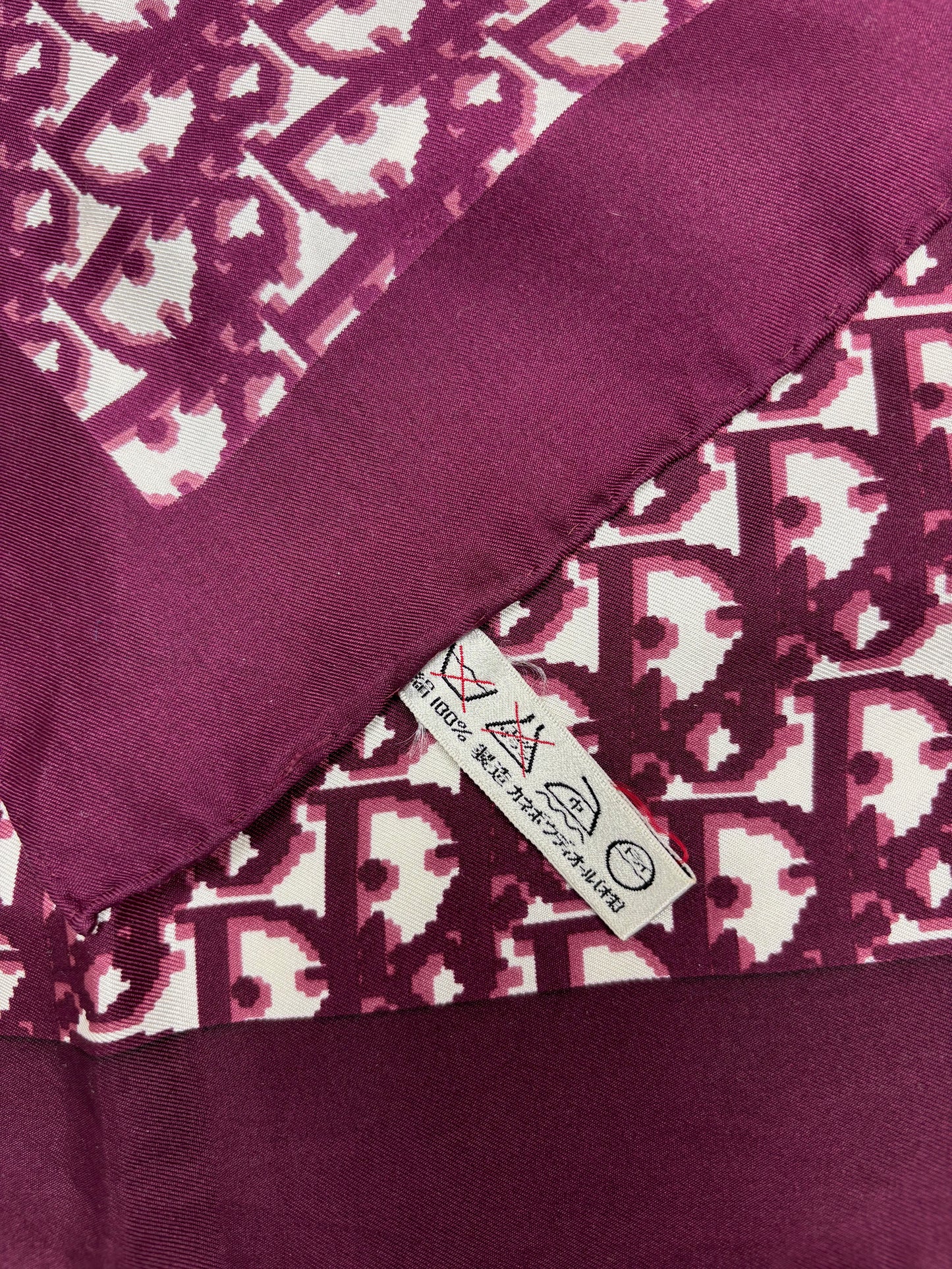 DIOR Carré Oblique en soie