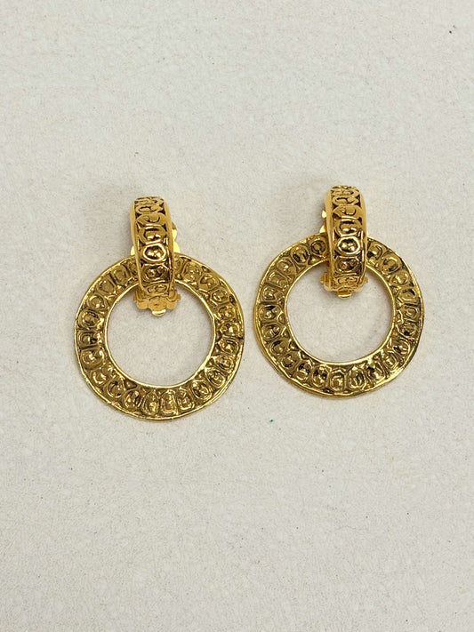 CHANEL Boucles d'oreilles Hoop