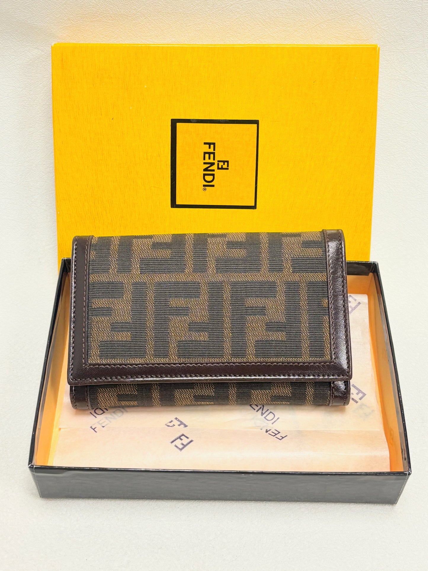 FENDI Portefeuille Zucca