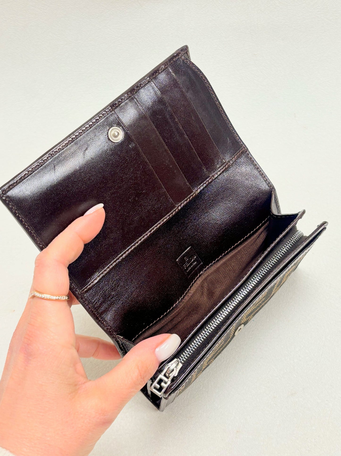 FENDI Portefeuille Zucca