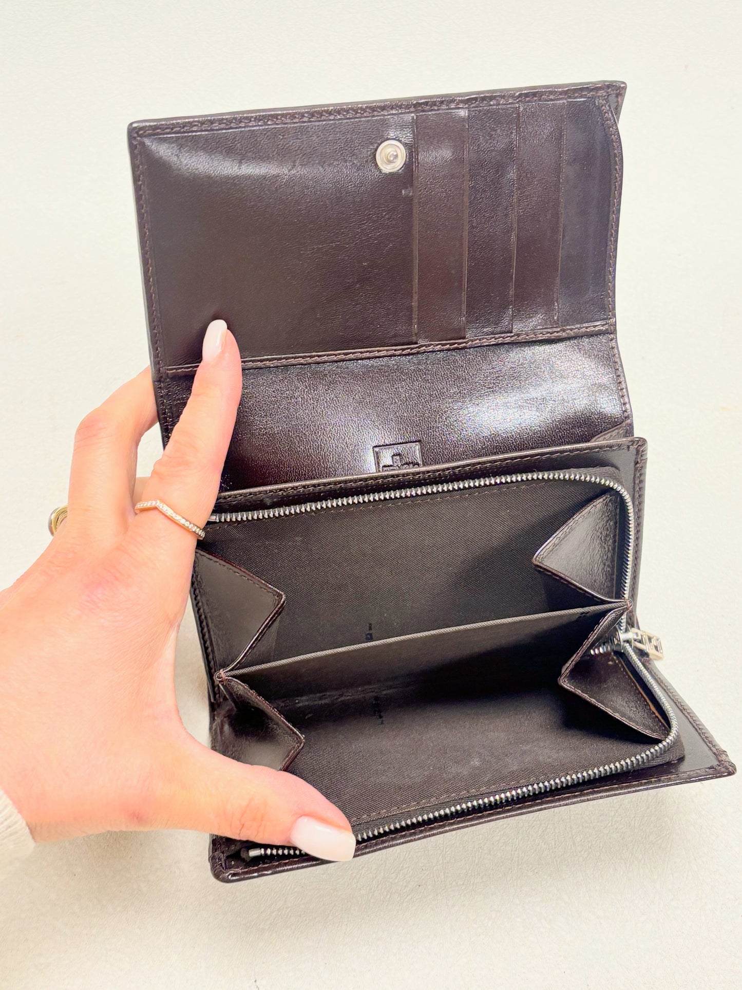 FENDI Portefeuille Zucca