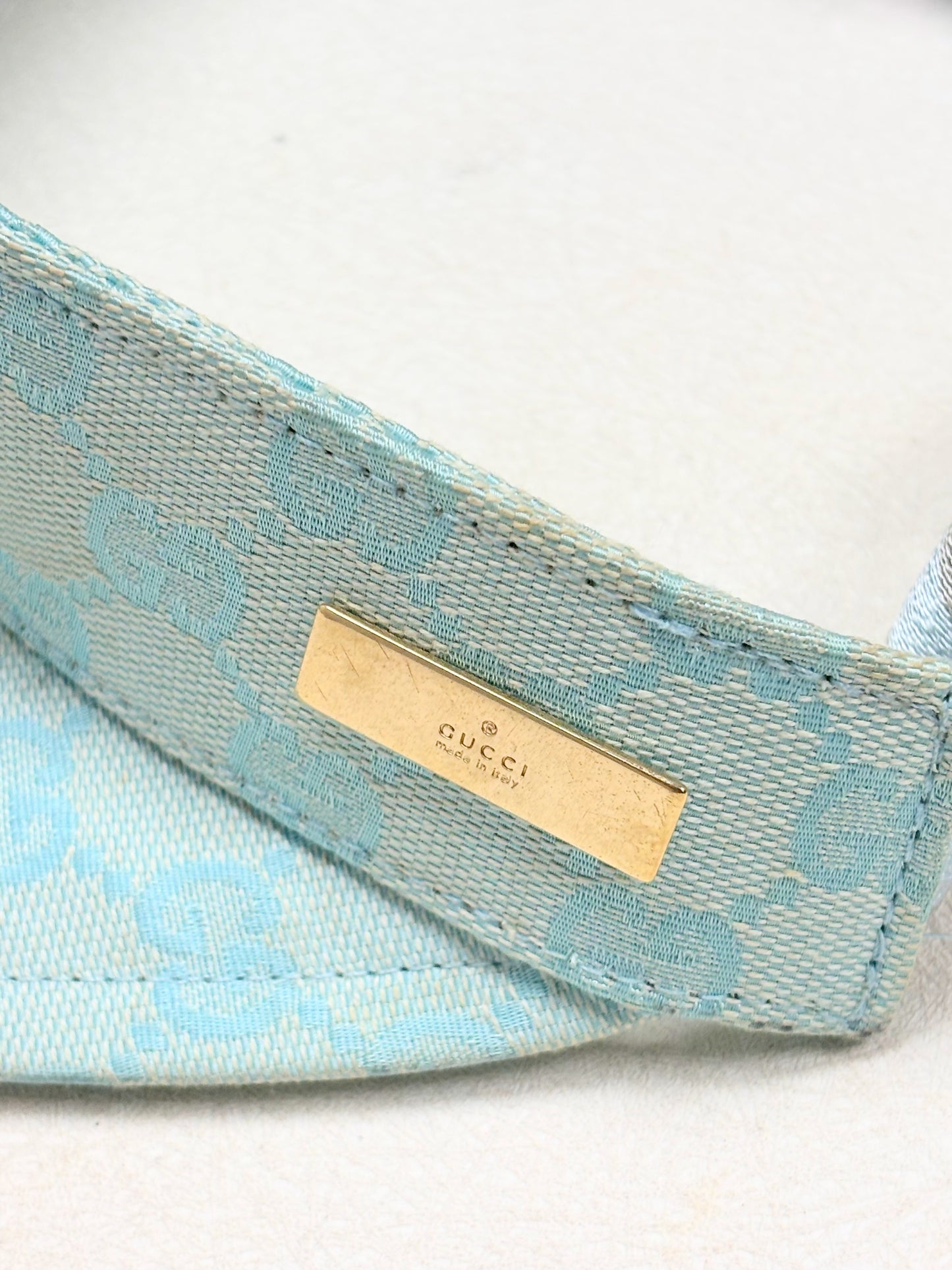 GUCCI Visière monogramme