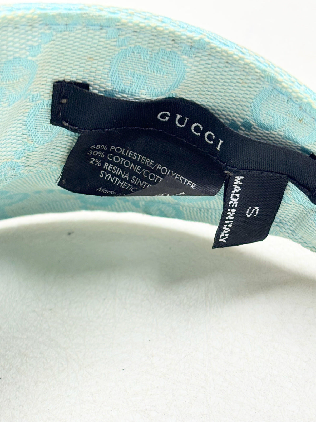 GUCCI Visière monogramme