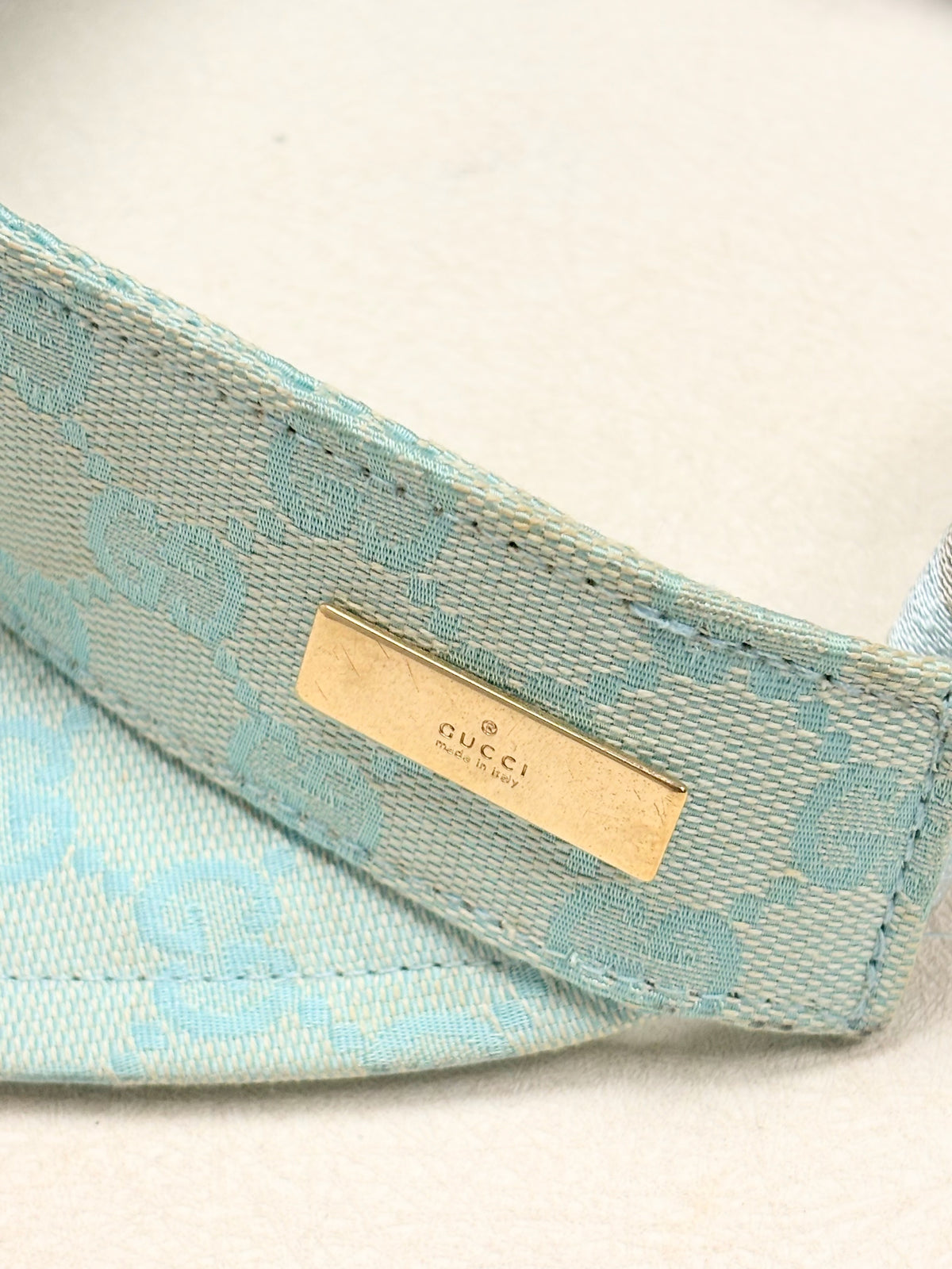 GUCCI Visière monogramme