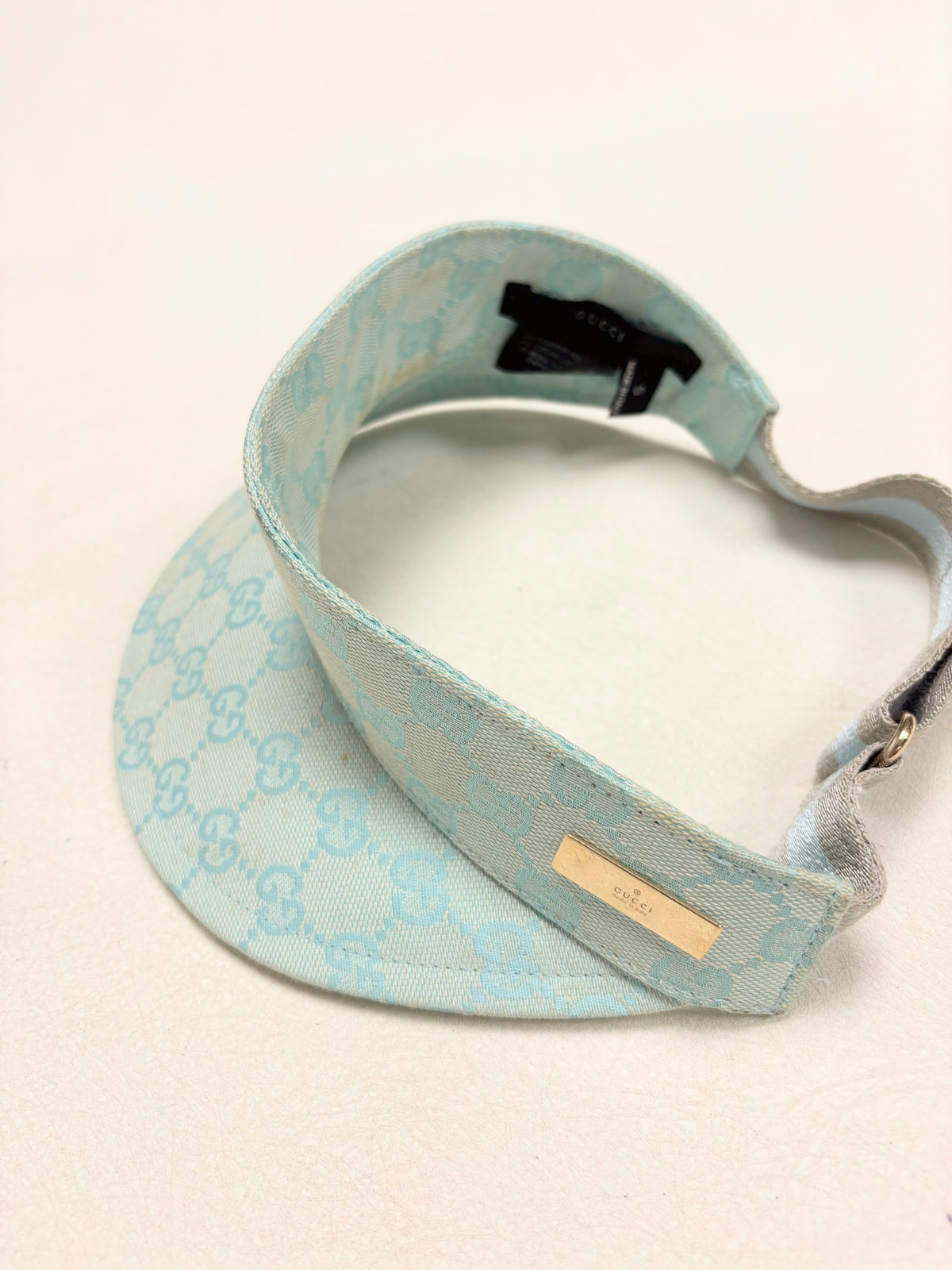 GUCCI Visière monogramme