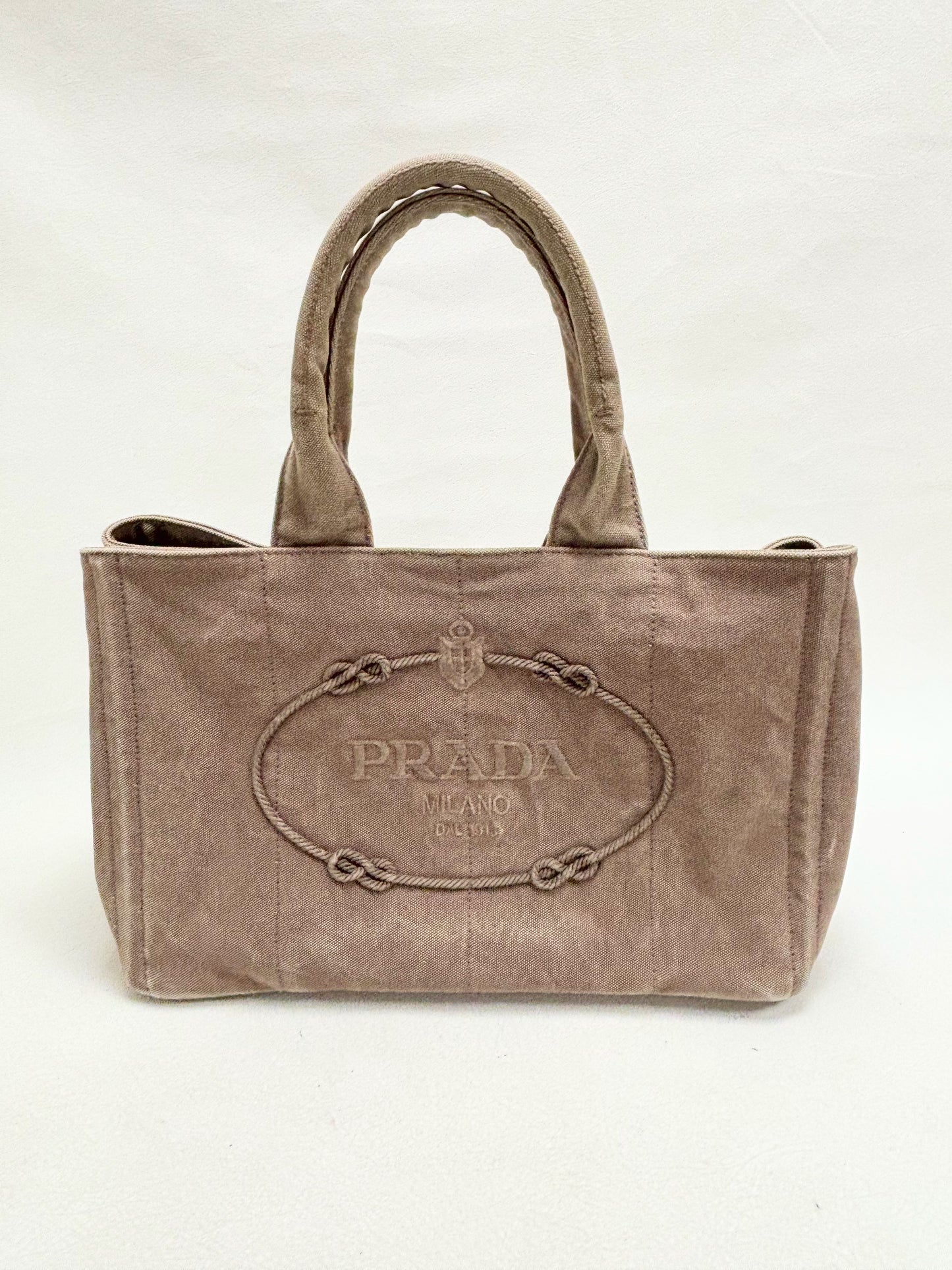 PRADA Sac cabas Canapa