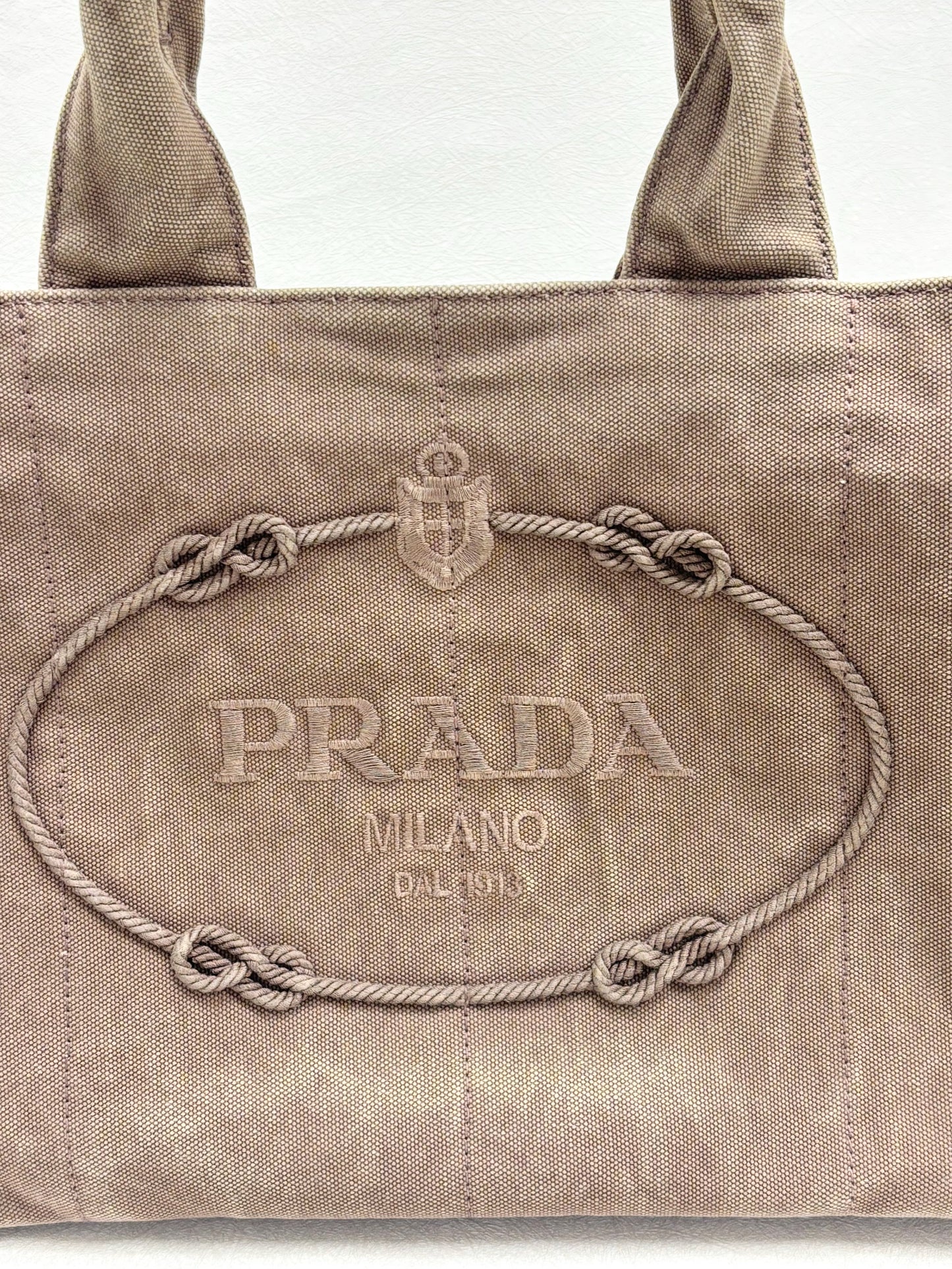 PRADA Sac cabas Canapa