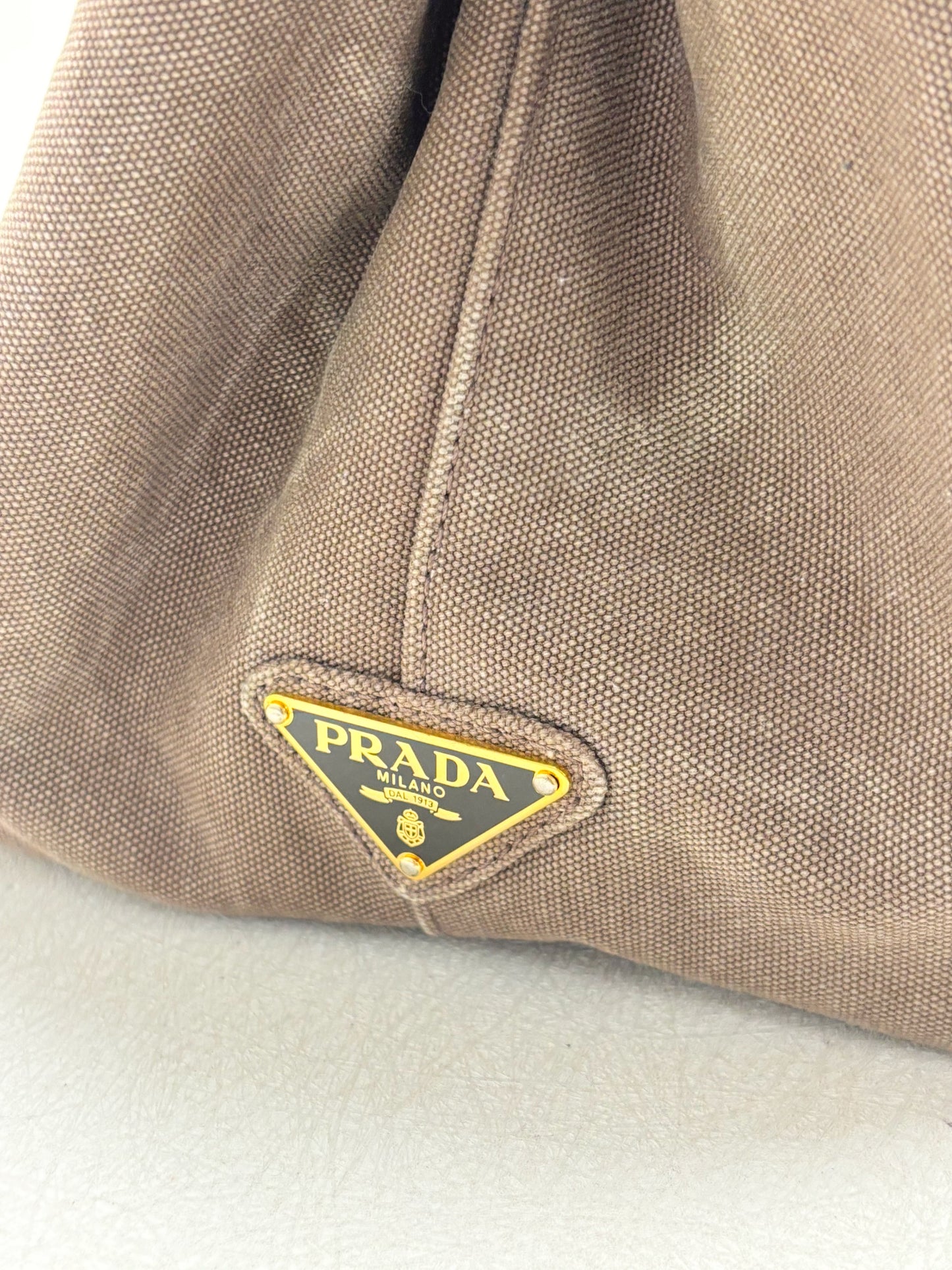 PRADA Sac cabas Canapa