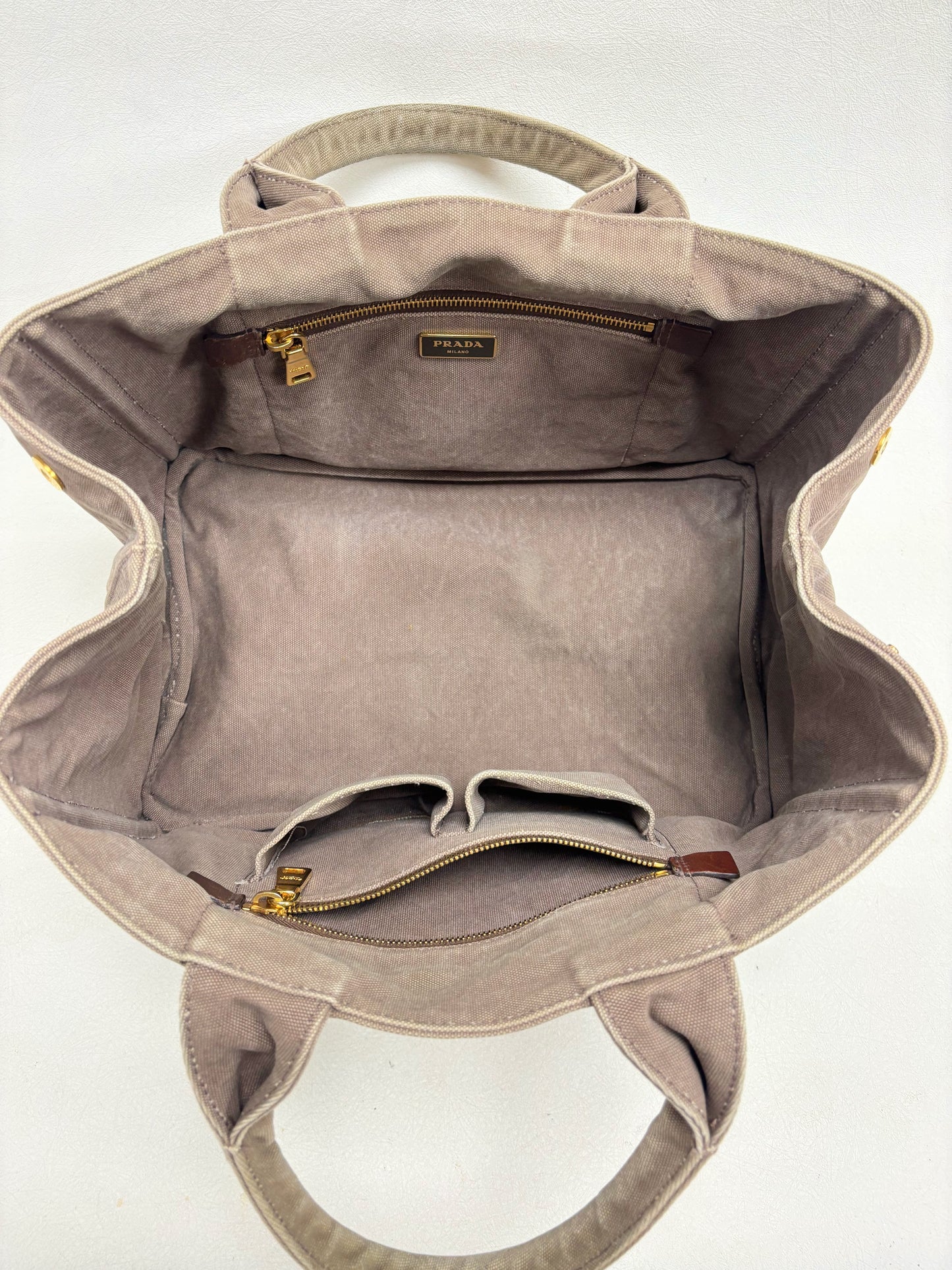 PRADA Sac cabas Canapa