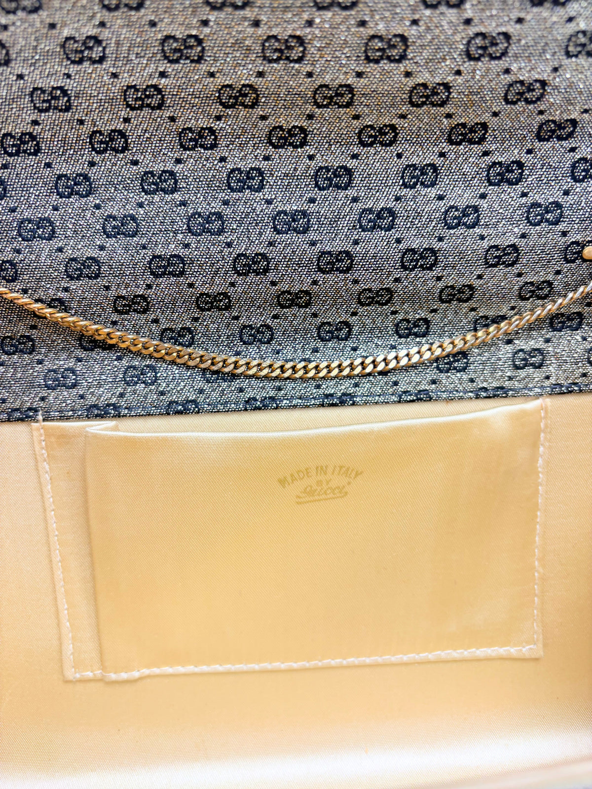 GUCCI Sac Minaudière Lamé