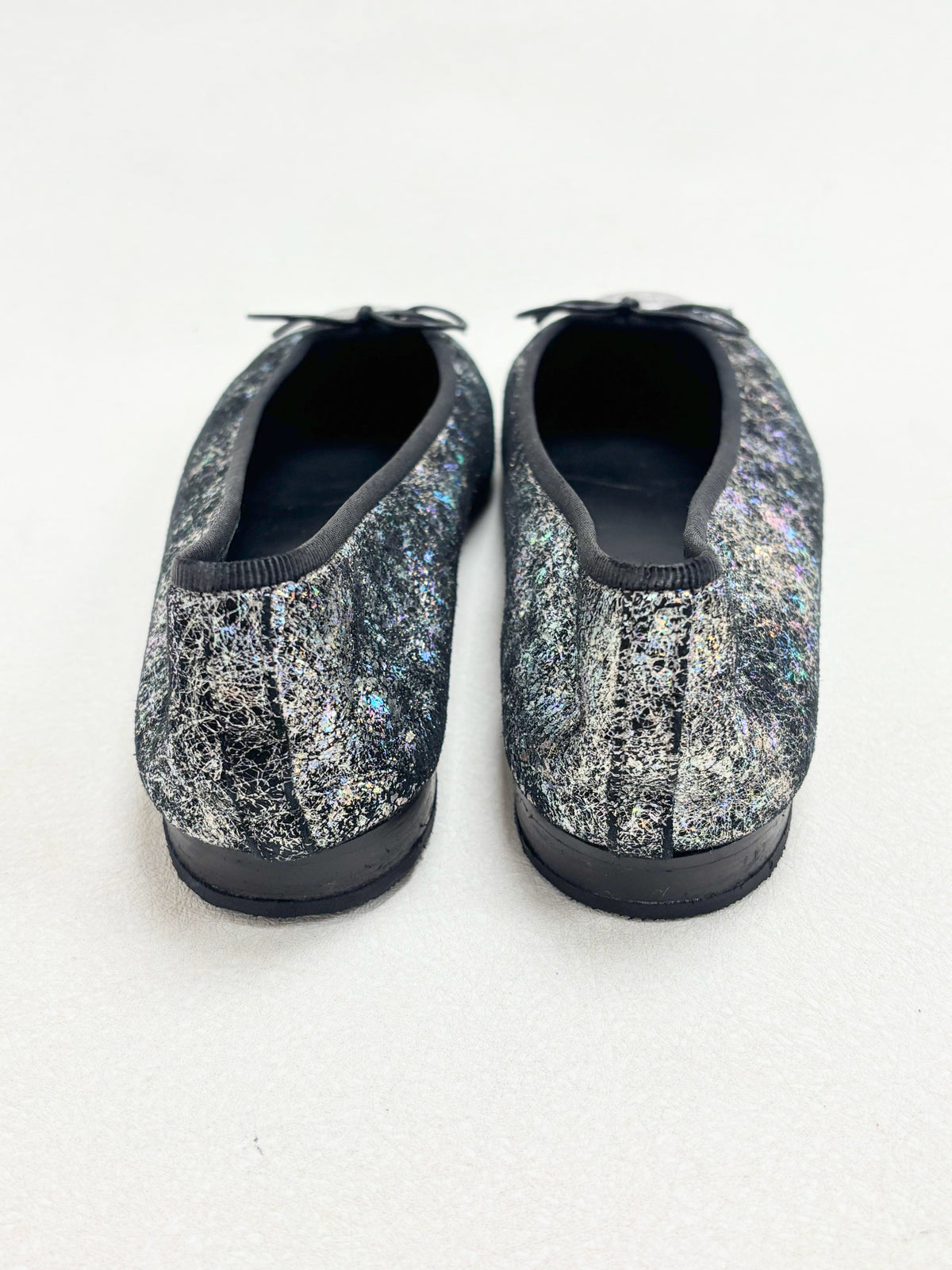 CHANEL Ballerines Argent