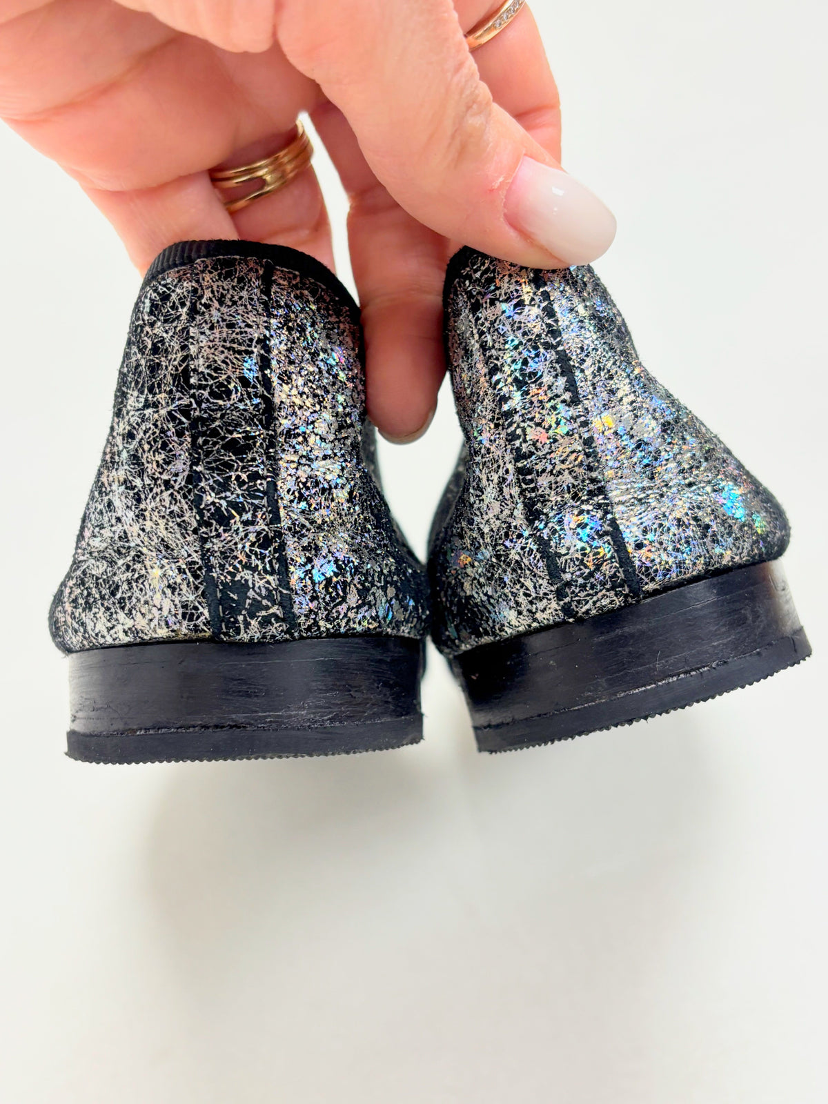 CHANEL Ballerines Argent