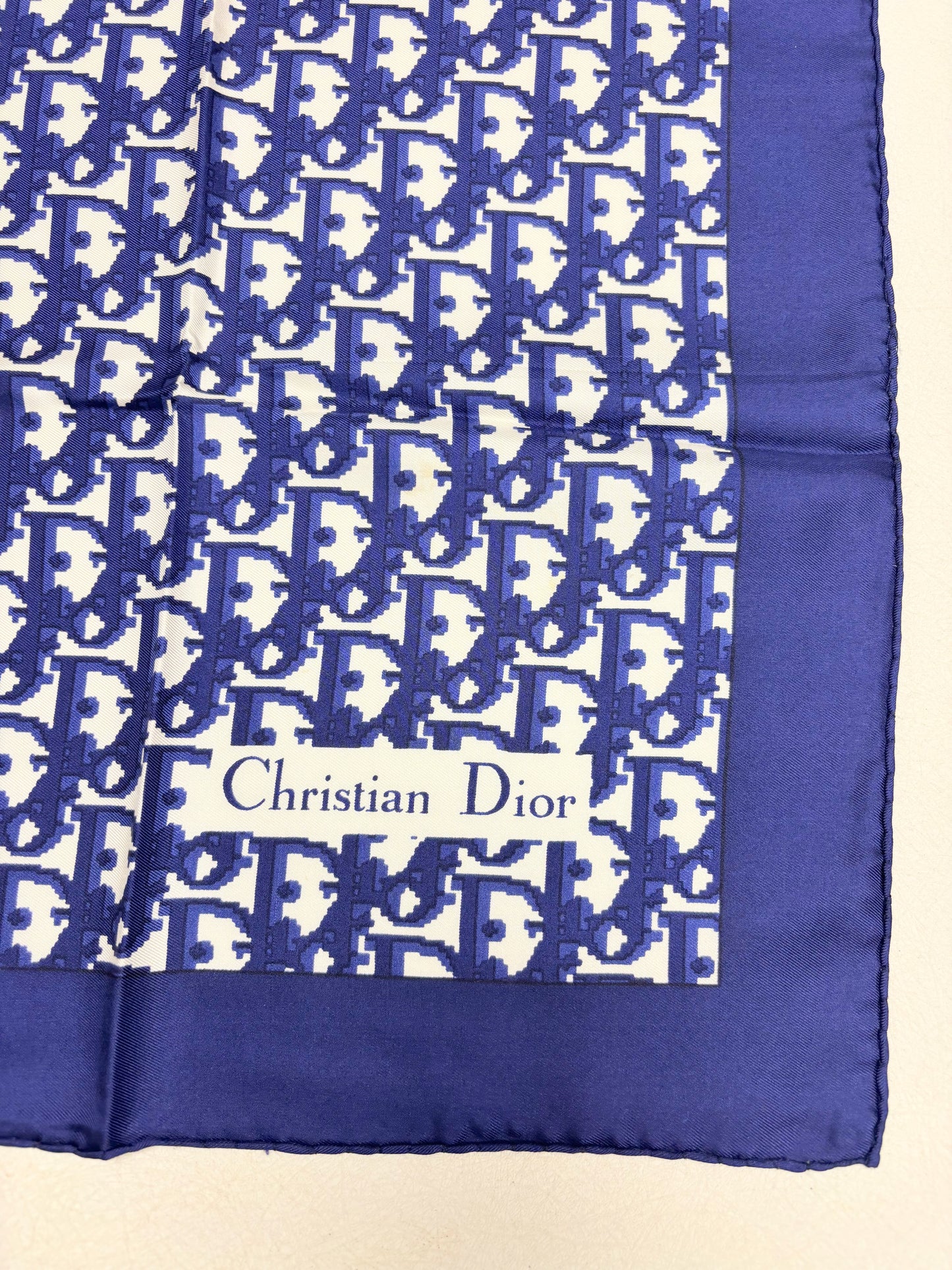 DIOR Carré Oblique en soie