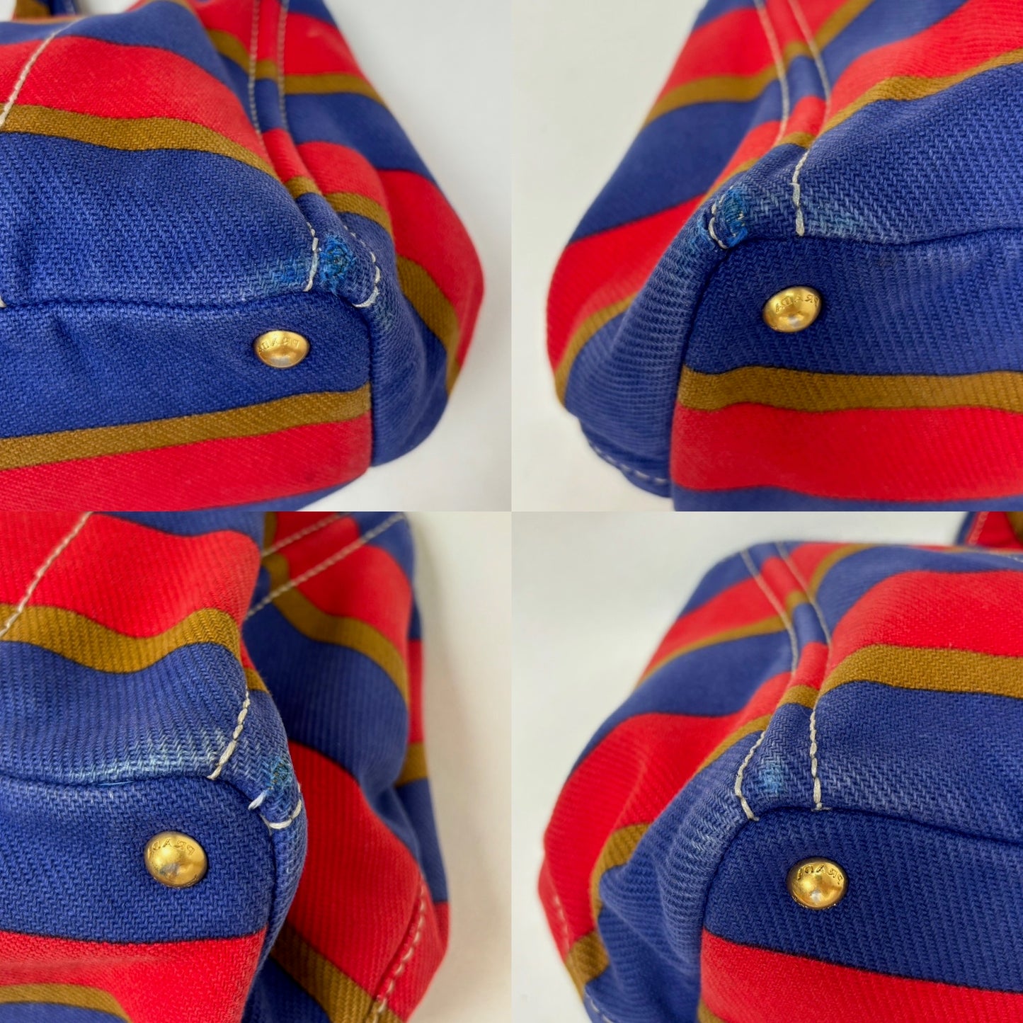 PRADA Sac Cabas Canapa GM