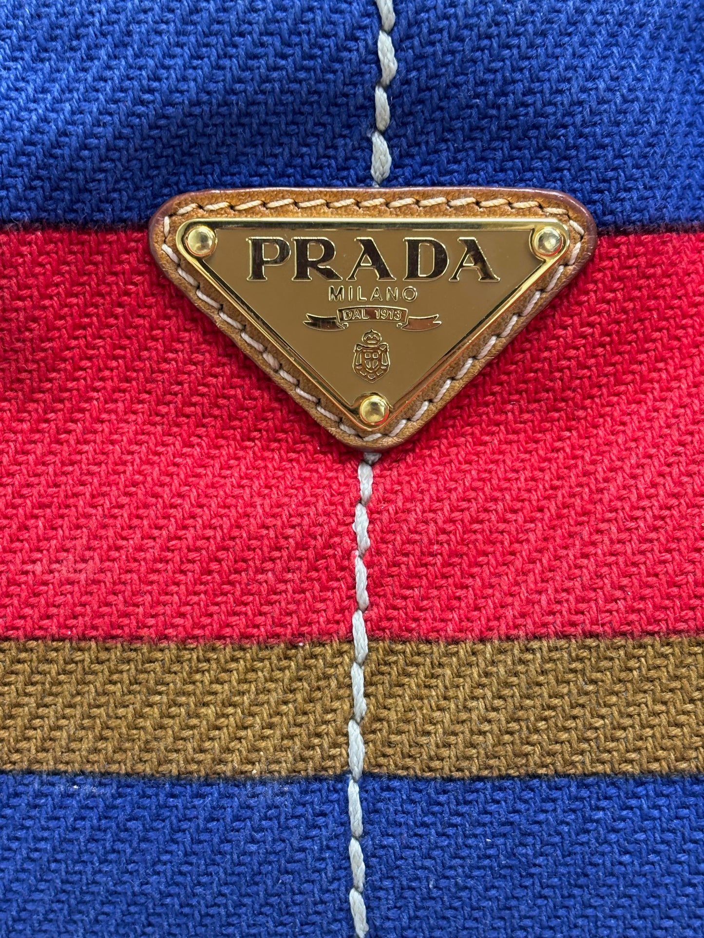 PRADA Sac Cabas Canapa GM