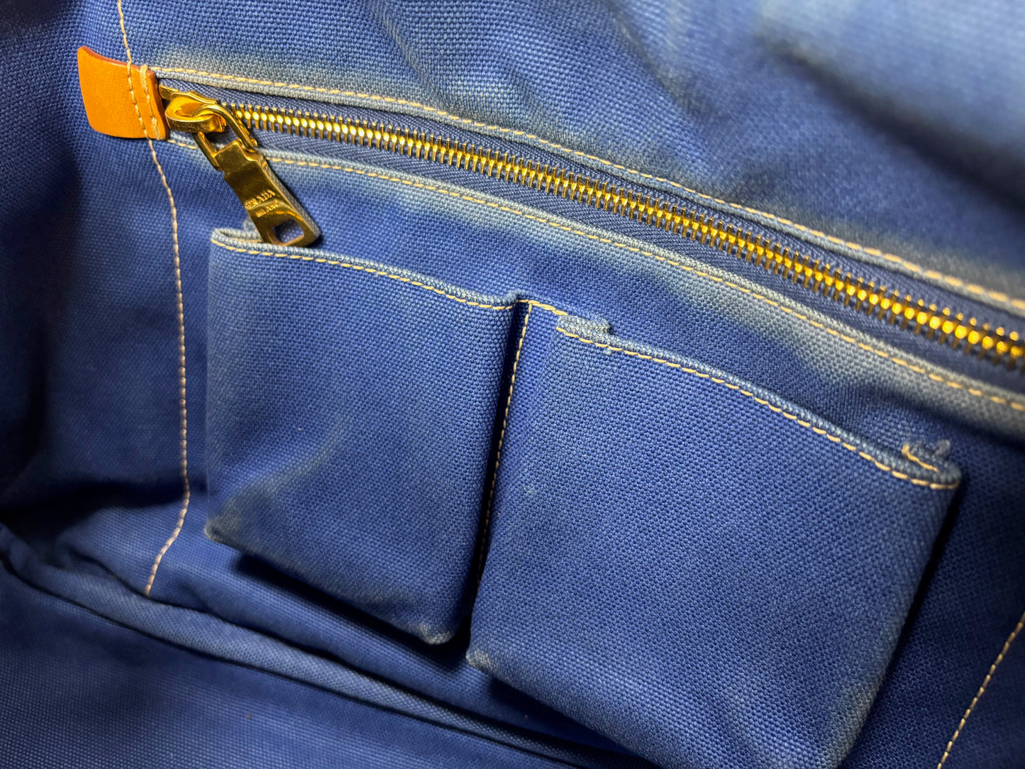 PRADA Sac Cabas Canapa GM