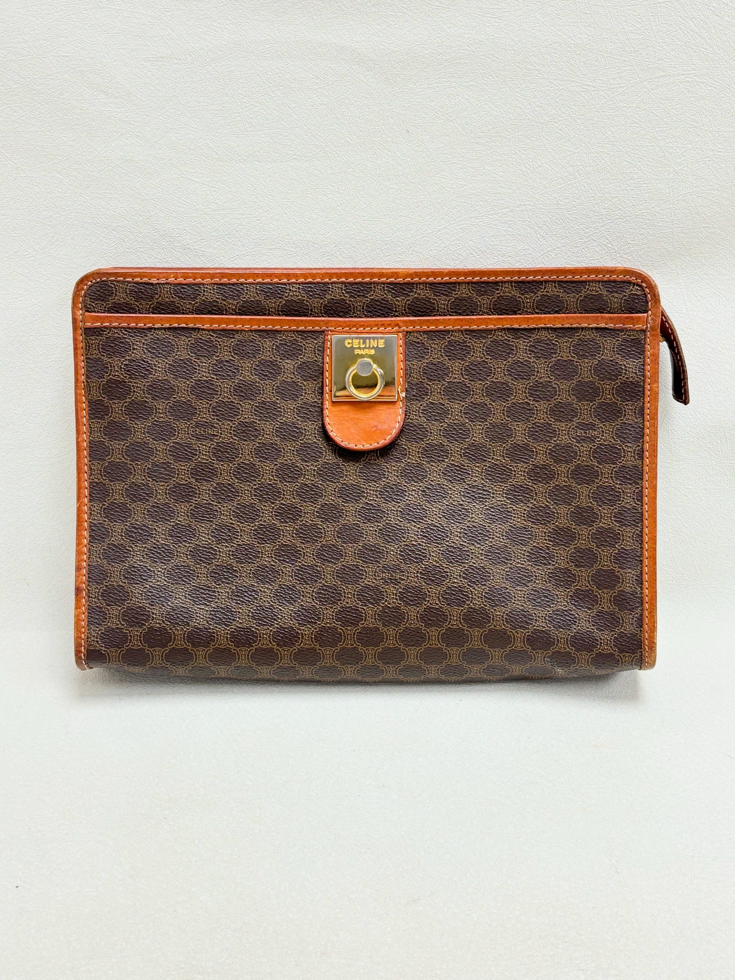 CÉLINE Pochette cuir