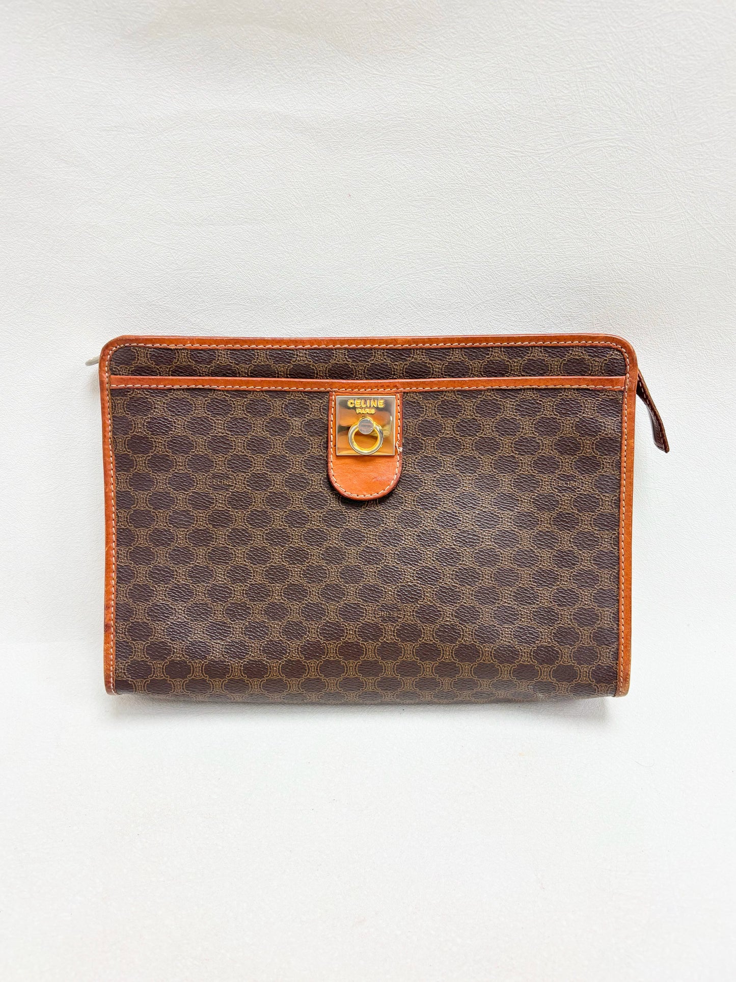 CÉLINE Pochette cuir
