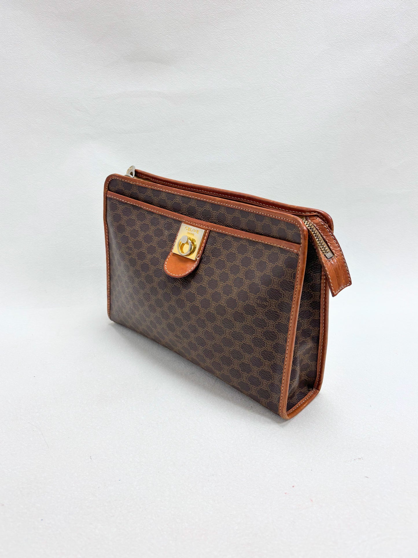 CÉLINE Pochette cuir