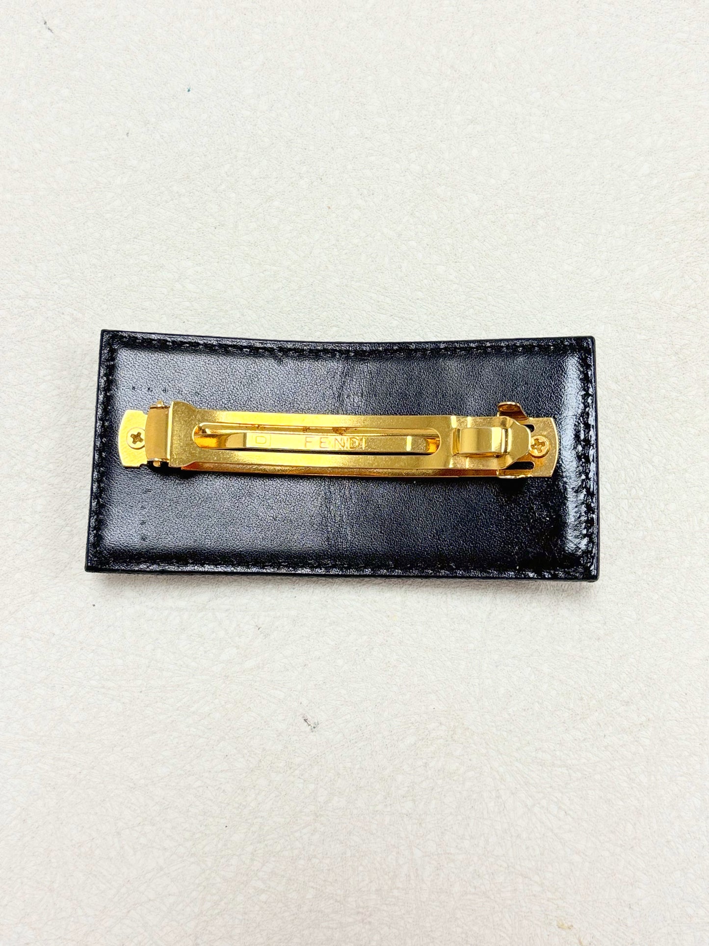 FENDI Barrette cuir