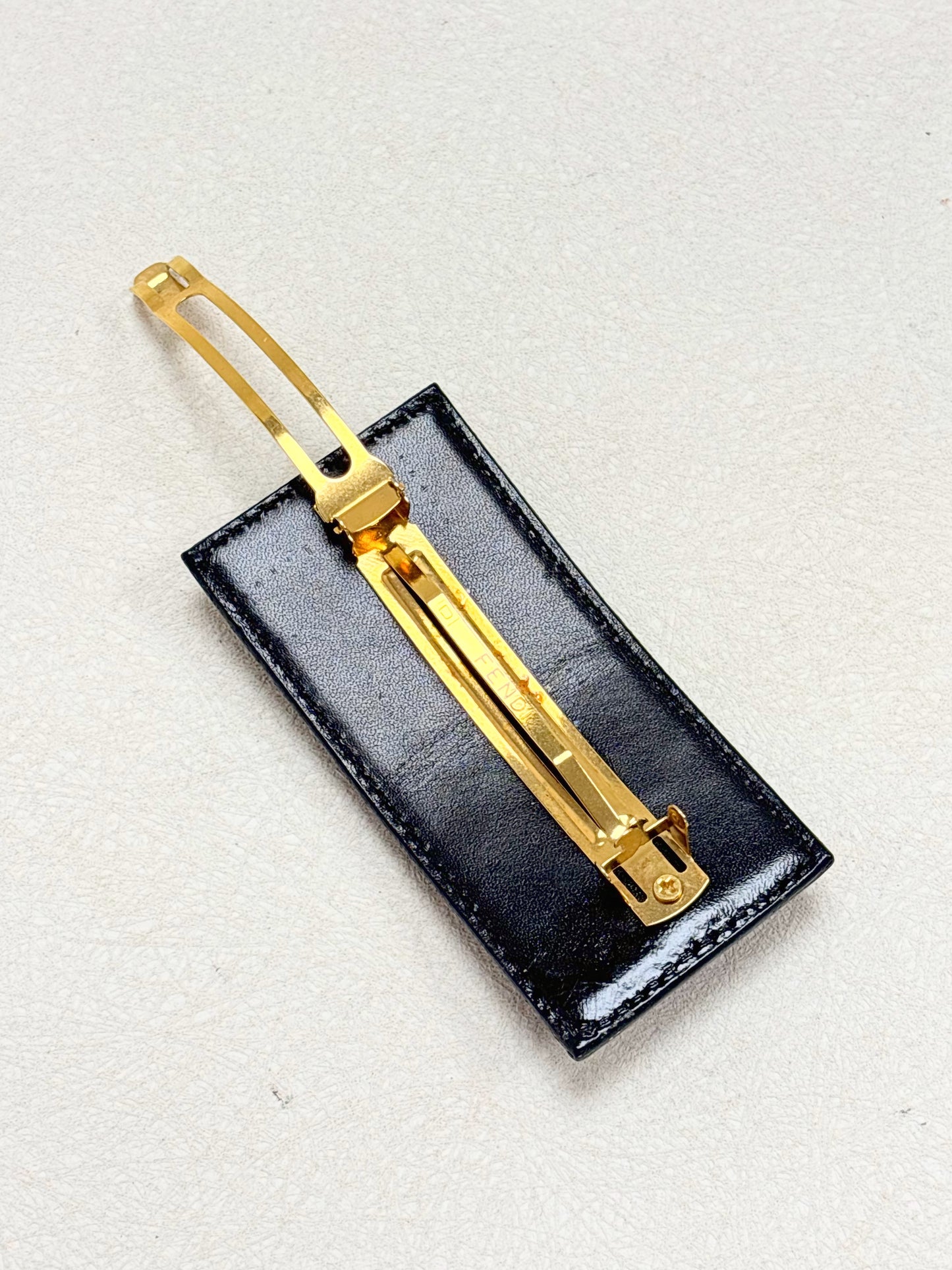 FENDI Barrette cuir