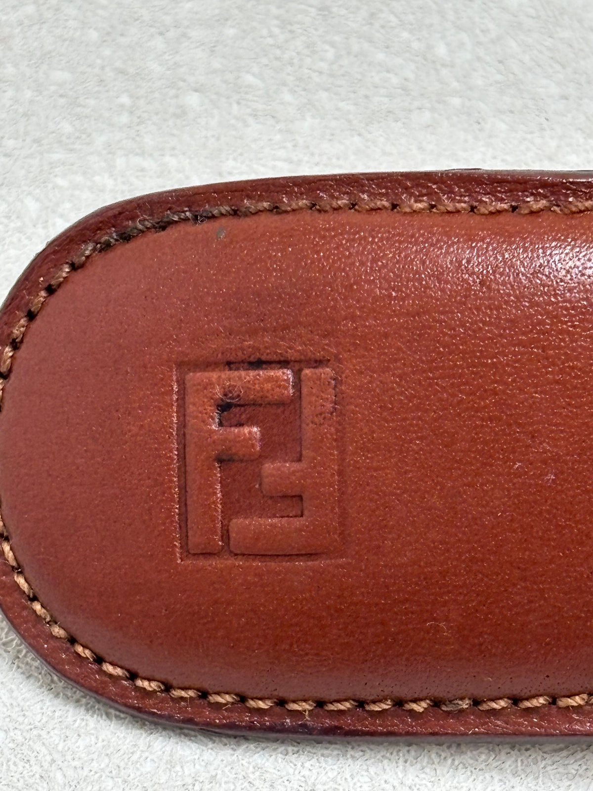 FENDI Barrette Cuir