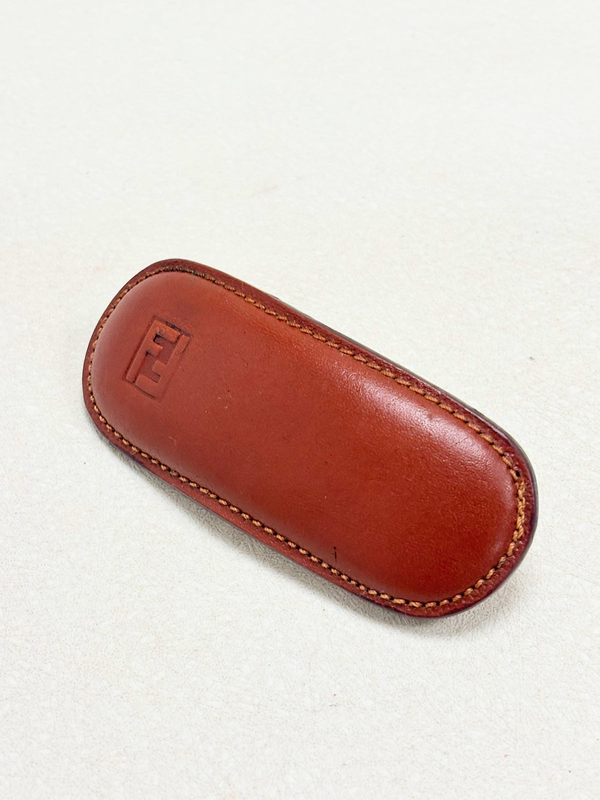FENDI Barrette Cuir