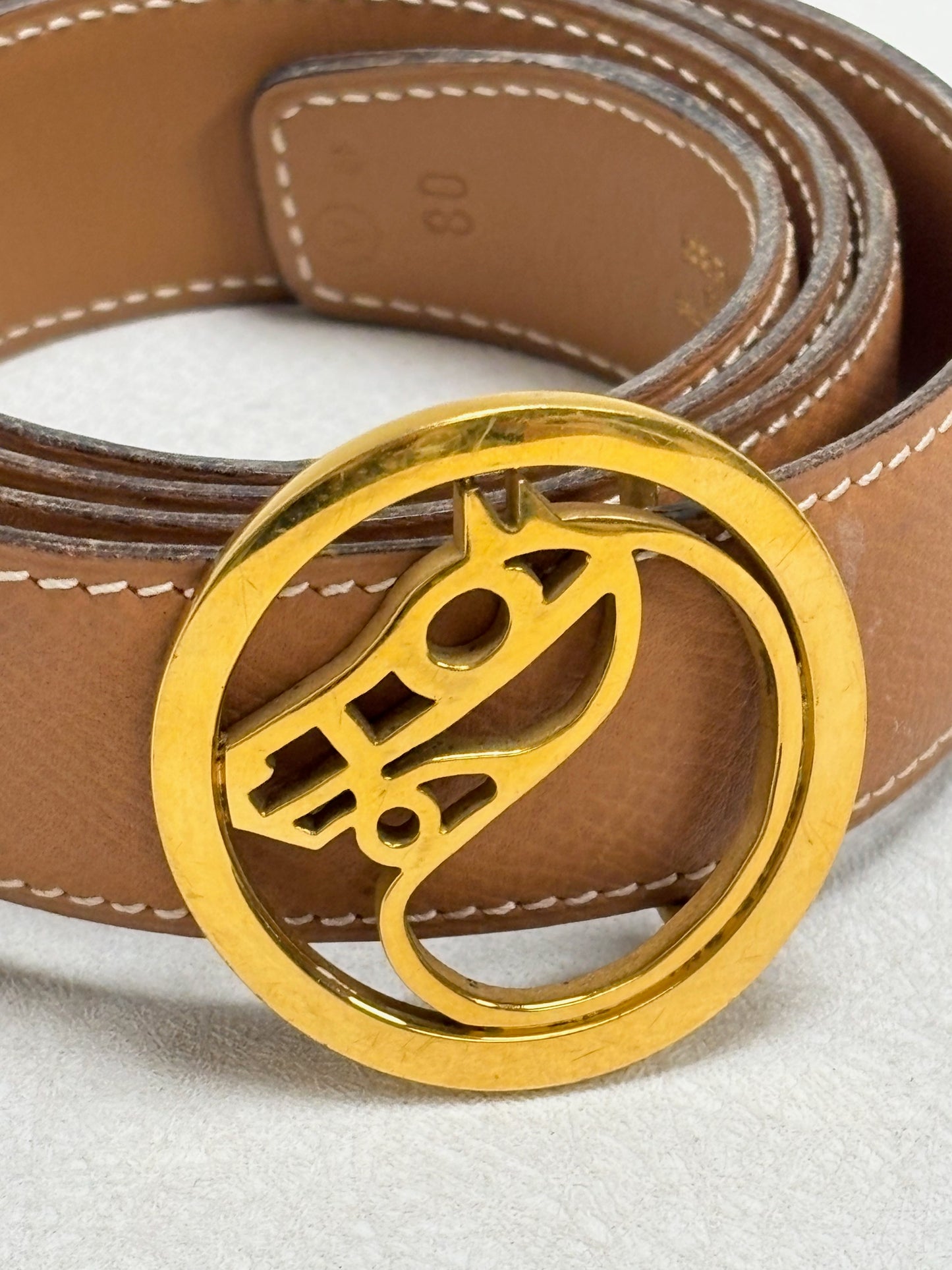 HERMÈS Ceinture Boucle Cheval