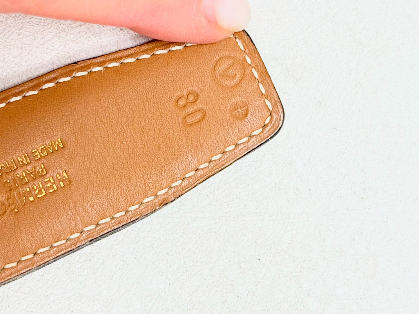 HERMÈS Ceinture Boucle Cheval
