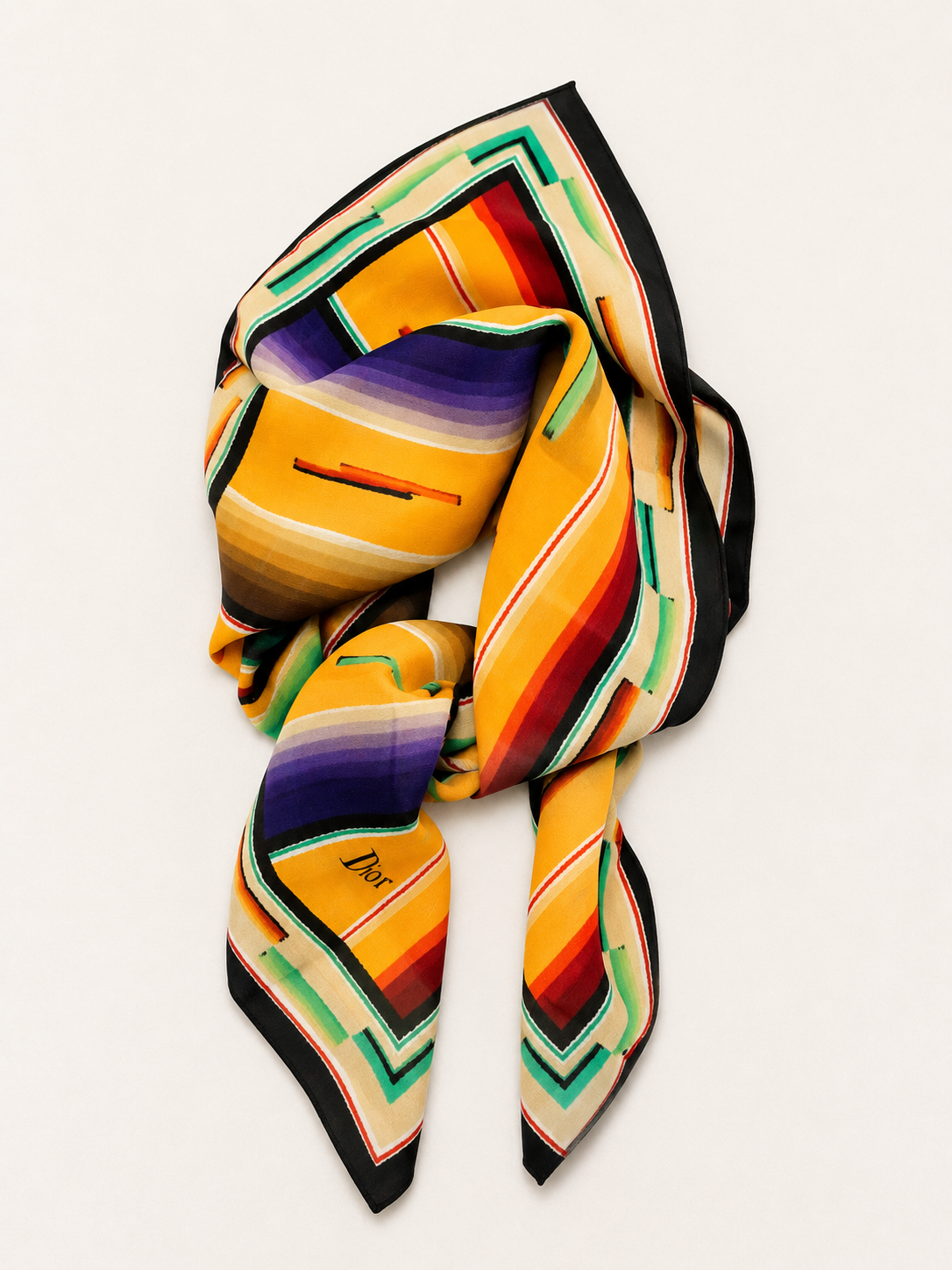 DIOR Foulard Carré en soie 2002